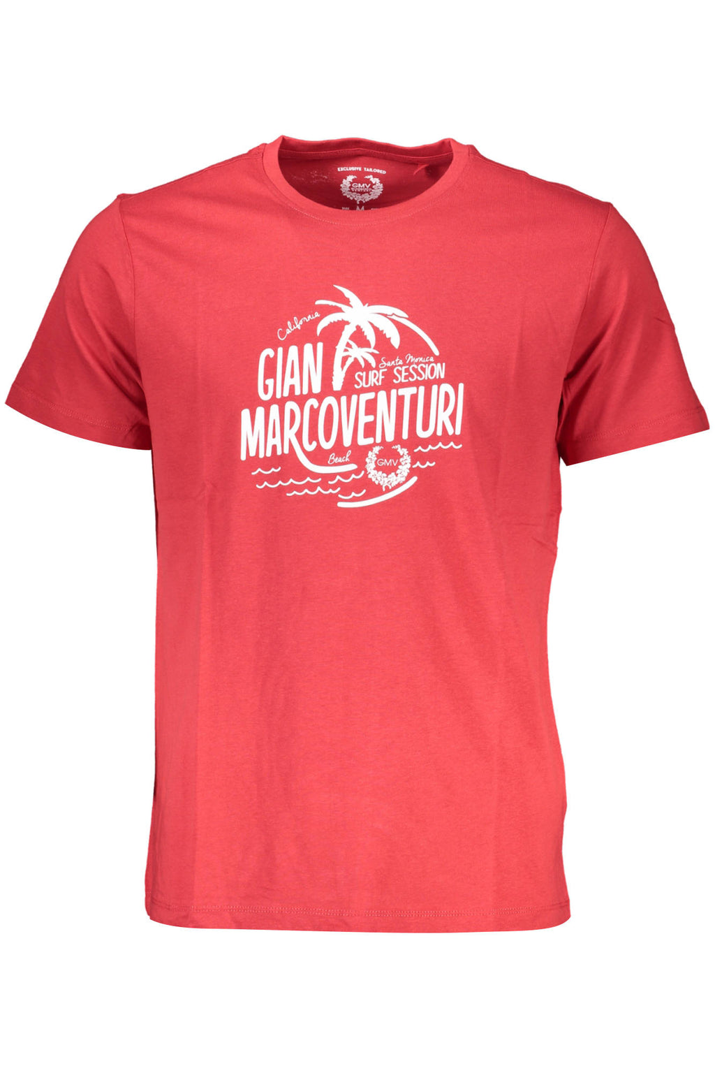 GIAN MARCO VENTURI HERREN-KURZARM-T-SHIRT ROT