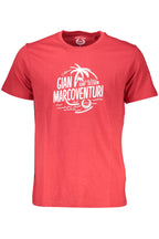 GIAN MARCO VENTURI HERREN-KURZARM-T-SHIRT ROT