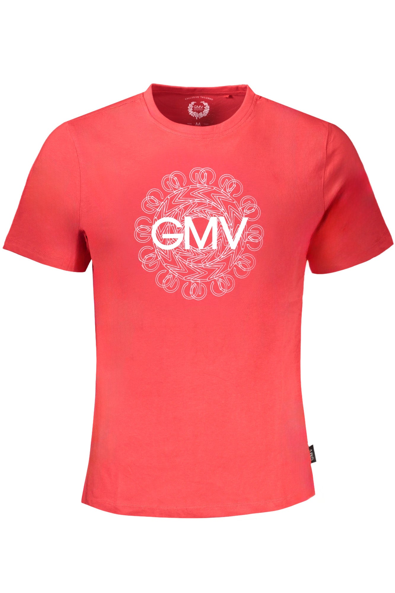 GIAN MARCO VENTURI Herren T-Shirt Kurzarm Rot – 100% Baumwolle für Sommer Rot Main image