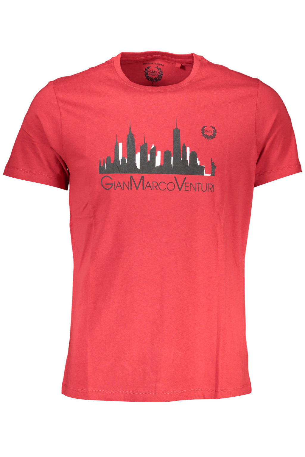GIAN MARCO VENTURI T-SHIRT KURZARM HERREN ROT