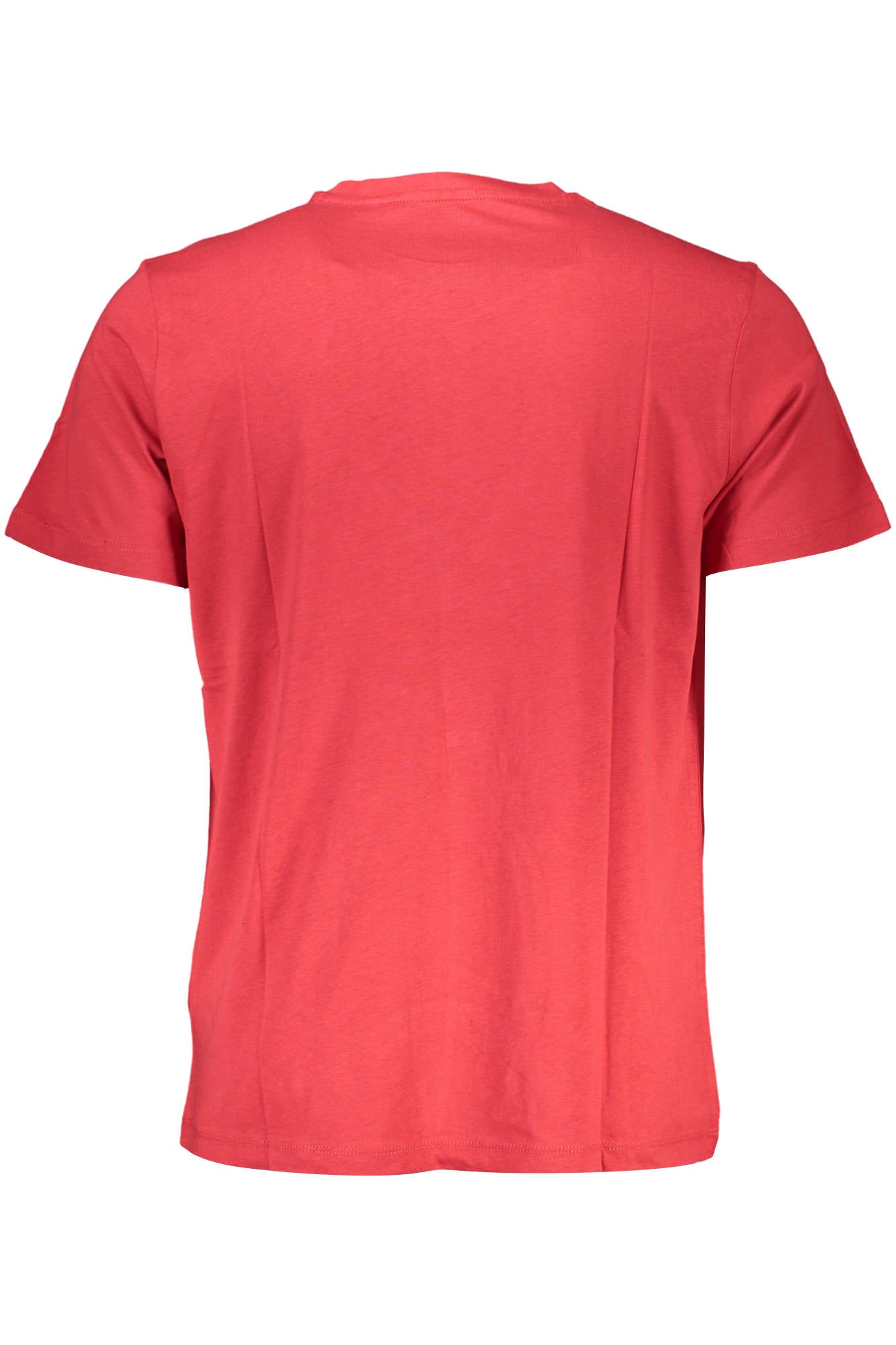 GIAN MARCO VENTURI Herren-Kurzarm-T-Shirt Rot – 100% Baumwolle für Sommer Rot