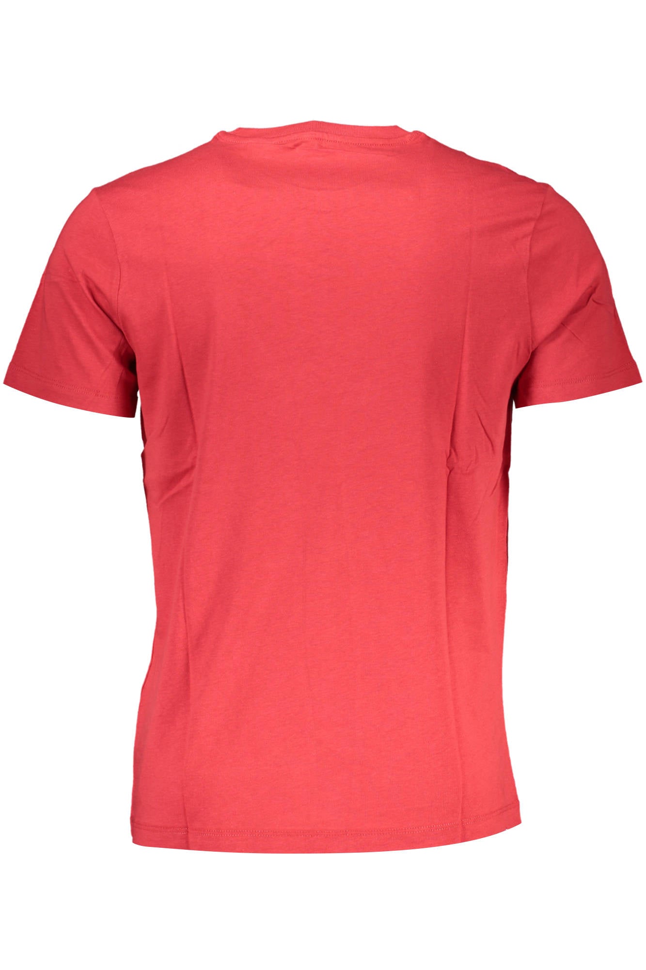 GIAN MARCO VENTURI Herren-Kurzarm-T-Shirt Rot – 100% Baumwolle für Frühjahr/Sommer Rot