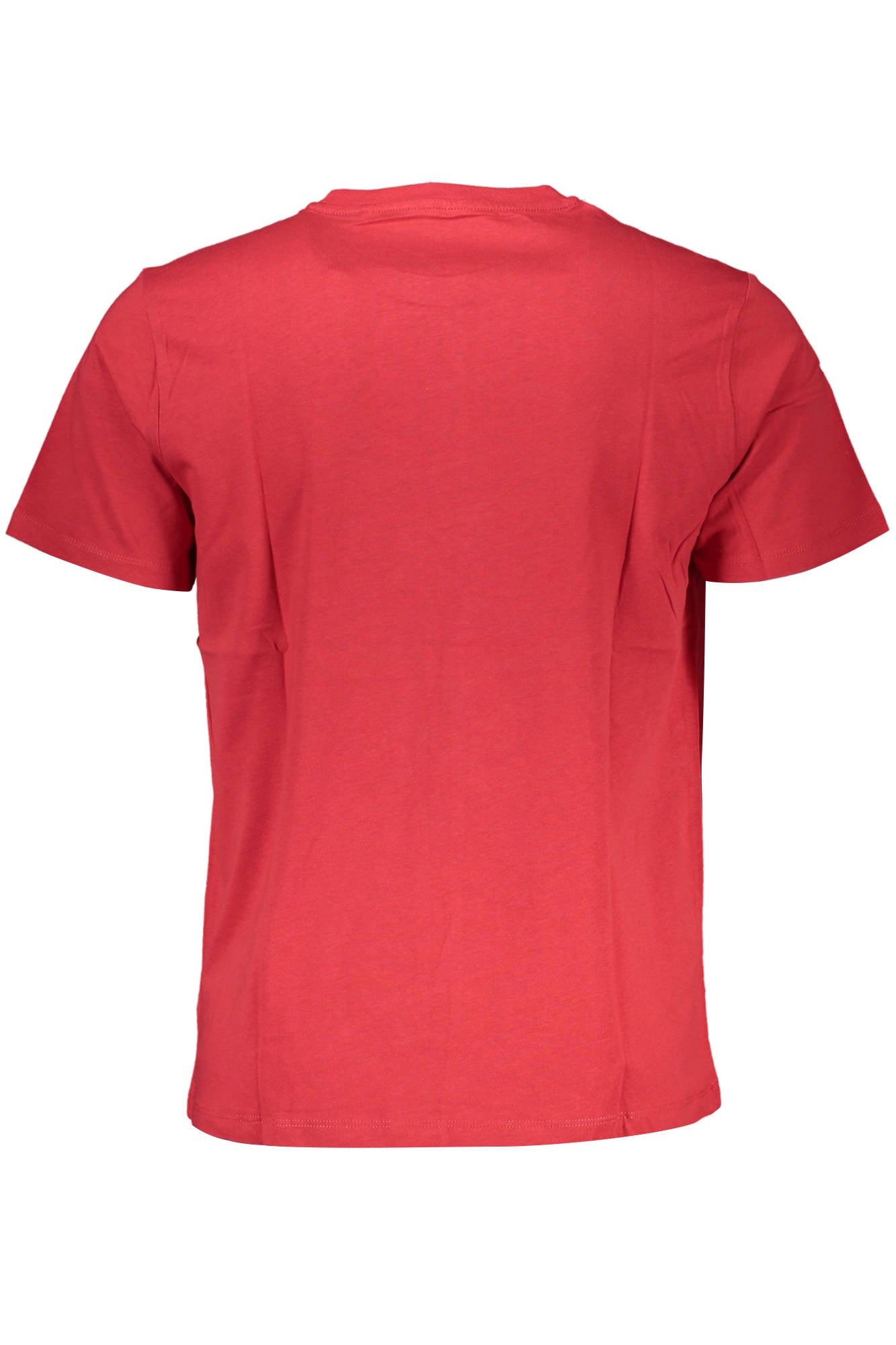 GIAN MARCO VENTURI Herren T-Shirt Rot – Kurzarm Shirt aus 100% Baumwolle Zweitbild