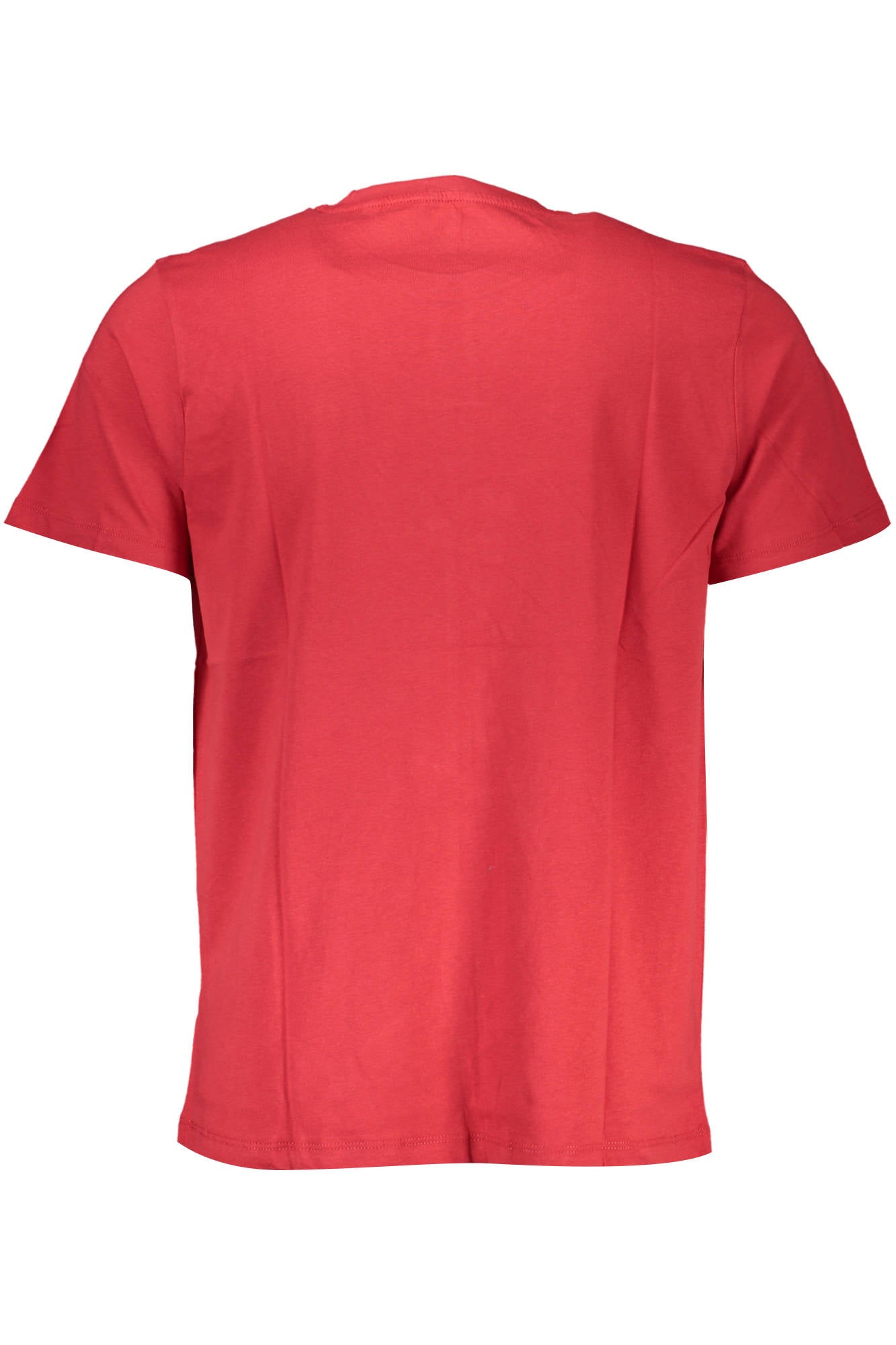 GIAN MARCO VENTURI Kurzarm-T-Shirt Herren – Blau aus 100% Baumwolle Rot