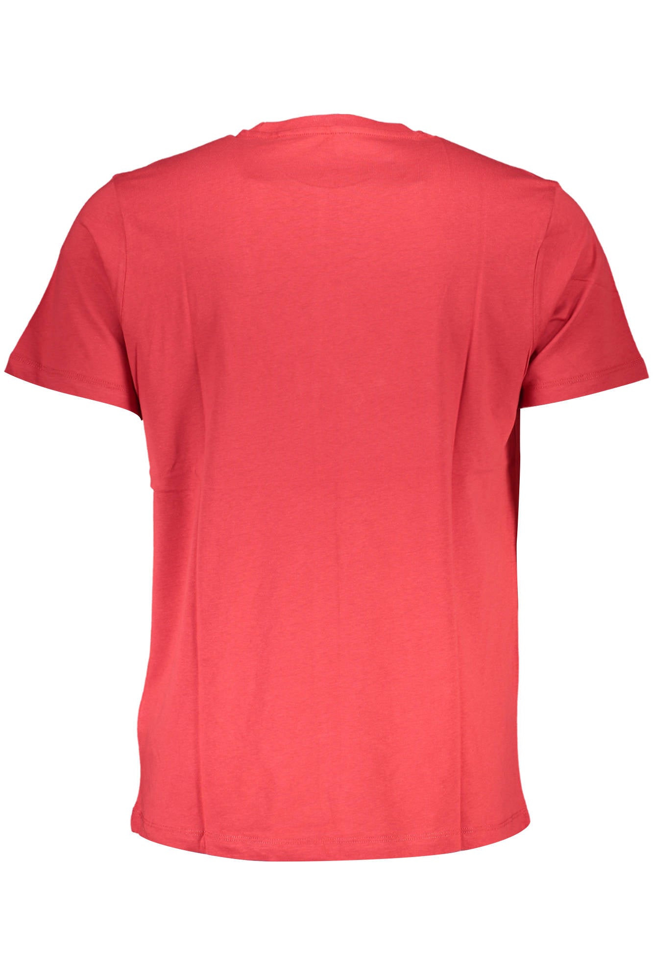 GIAN MARCO VENTURI Men's Short Sleeve T-Shirt Red – 100% Cotton for Summer Secondary image