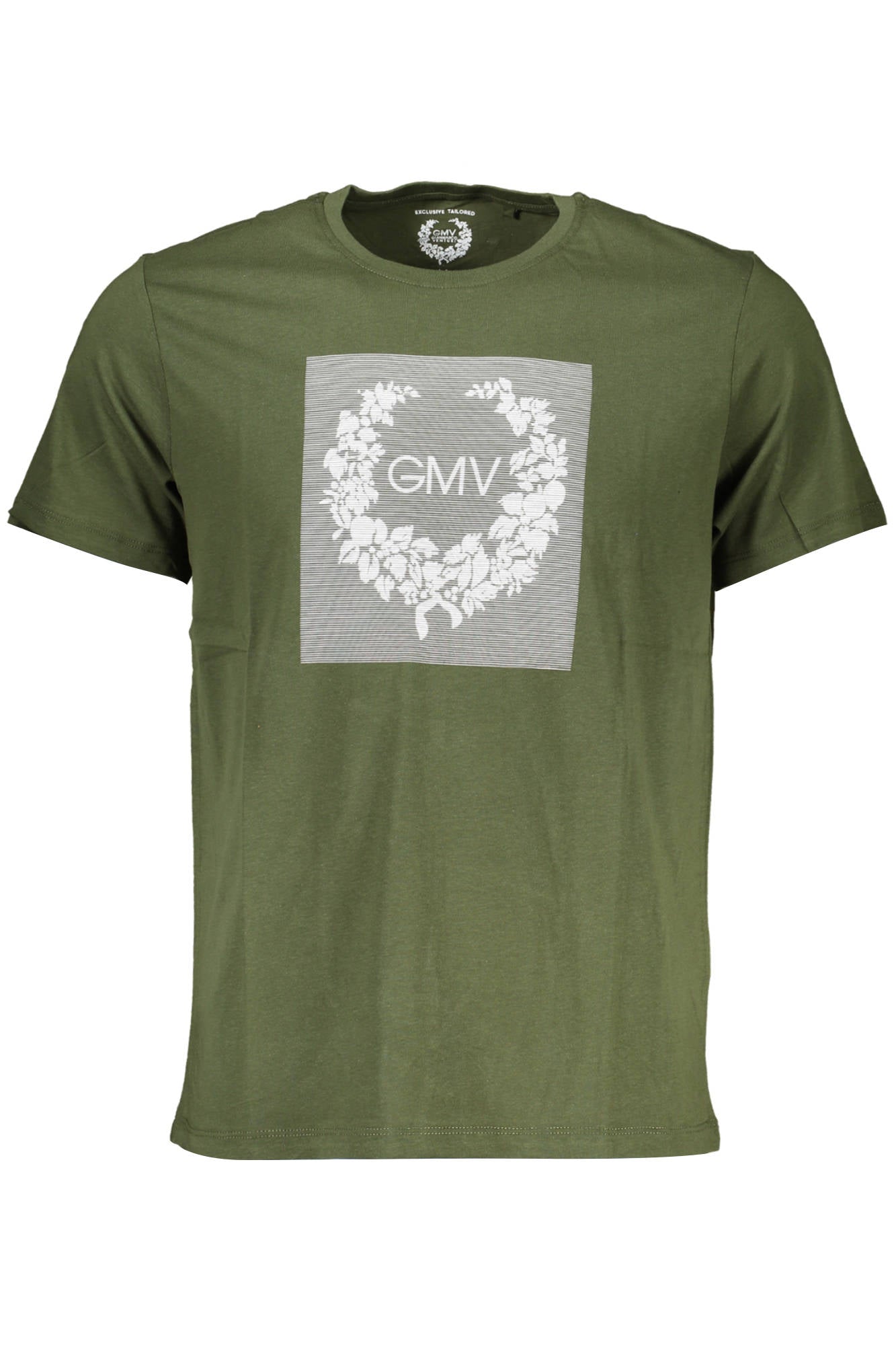 Gian Marco Venturi T-Shirt Herren – Kurzarm Shirt in Grün | 100% Baumwolle Grün