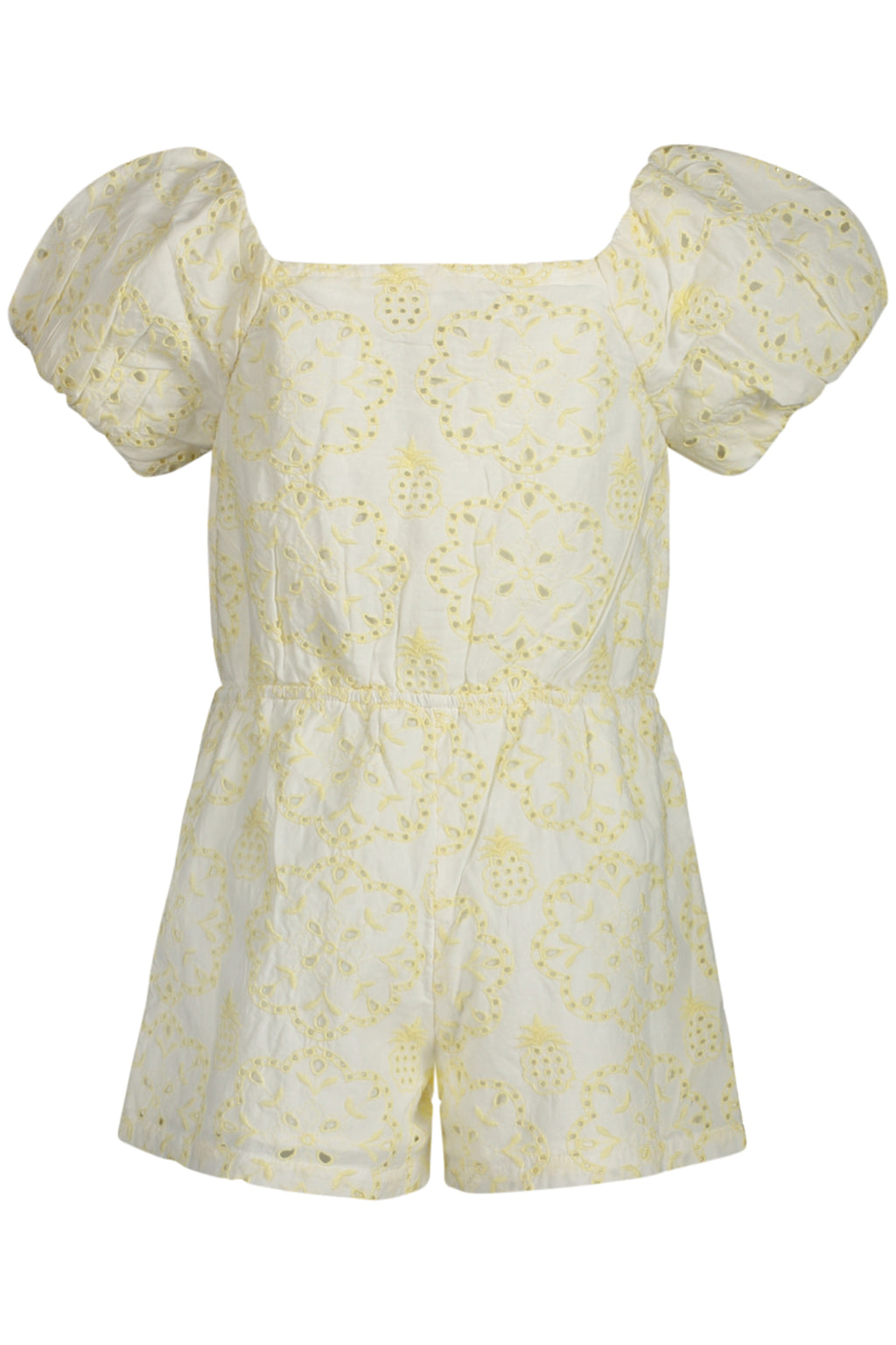 GUESS JEANS KURZES KLEID MÄDCHEN GELB