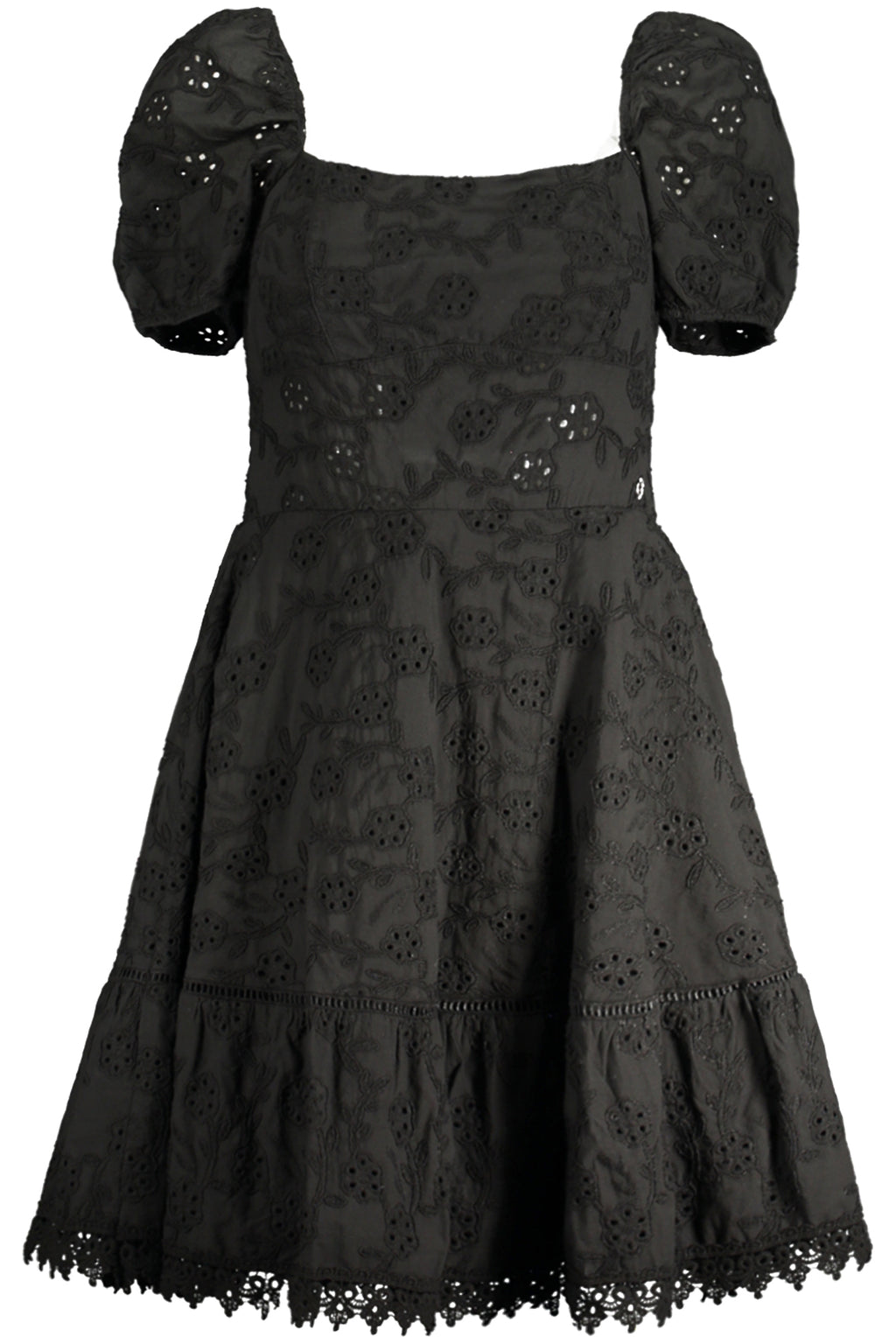 GUESS JEANS KURZES KLEID DAMEN SCHWARZ