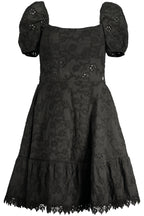 GUESS JEANS KURZES KLEID DAMEN SCHWARZ