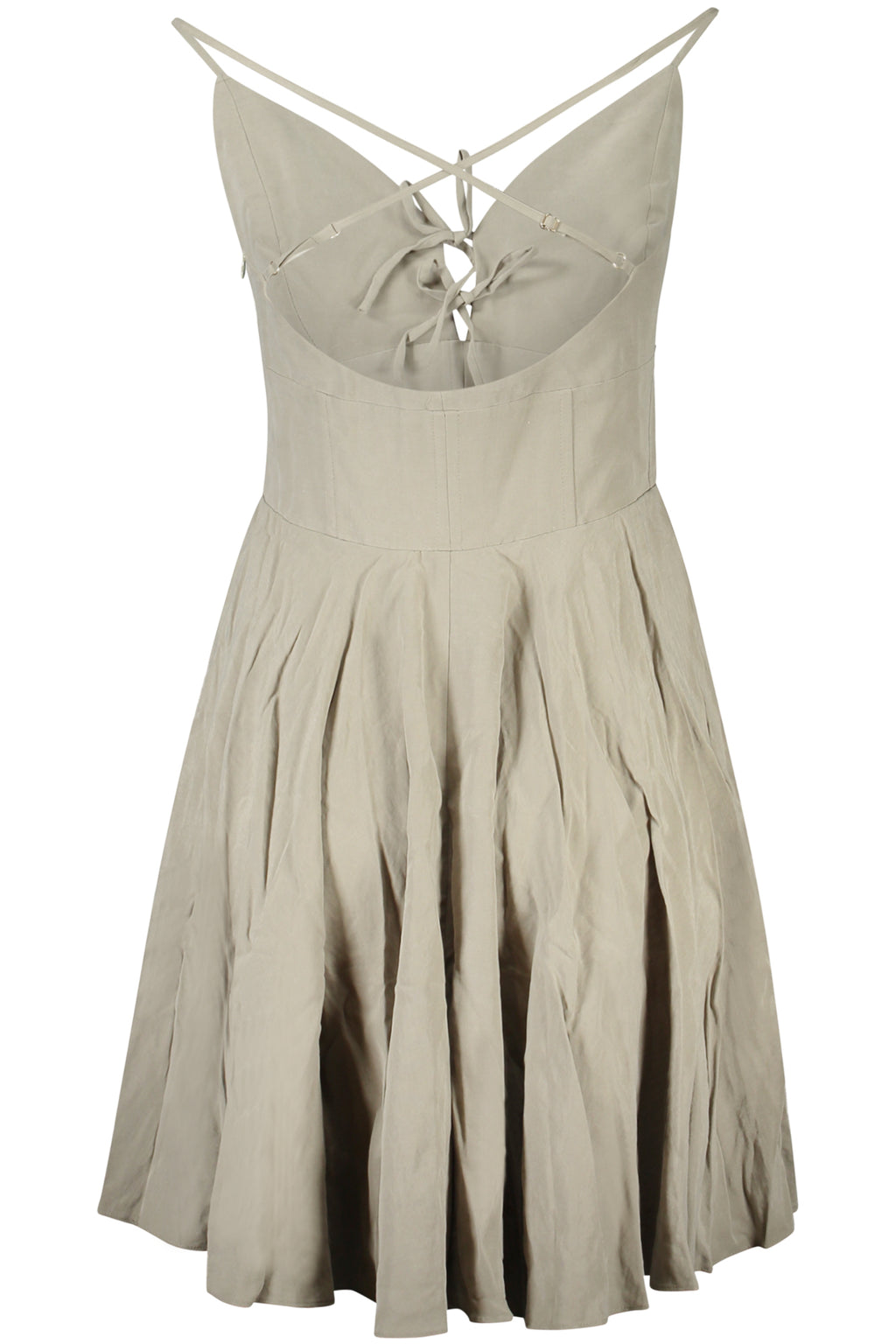 GUESS JEANS KURZES KLEID DAMEN GRÜN