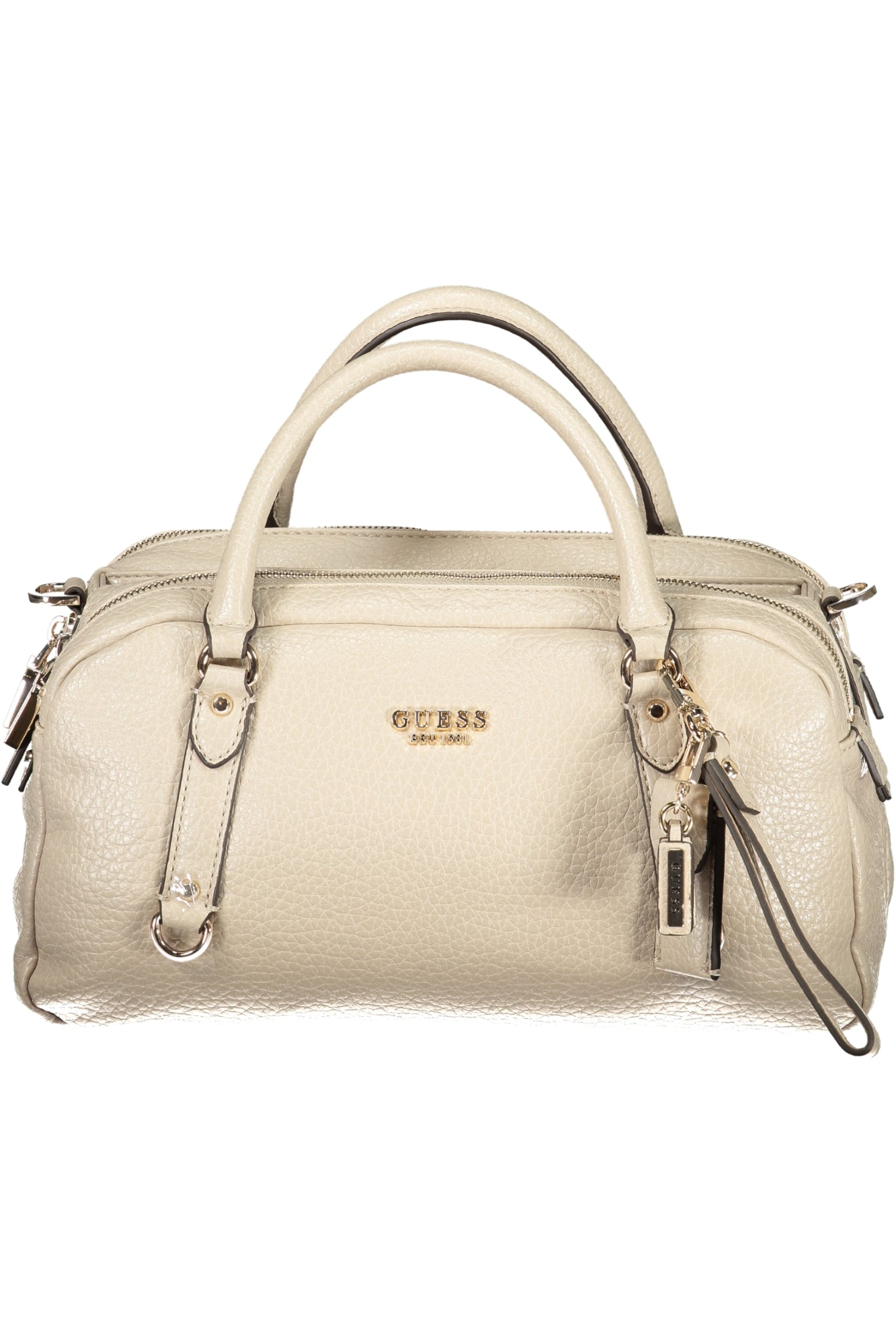 GUESS JEANS Damen-Tasche Beige – Elegante Handtasche mit Schultergurt | soulluna.de Beige Hauptbild
