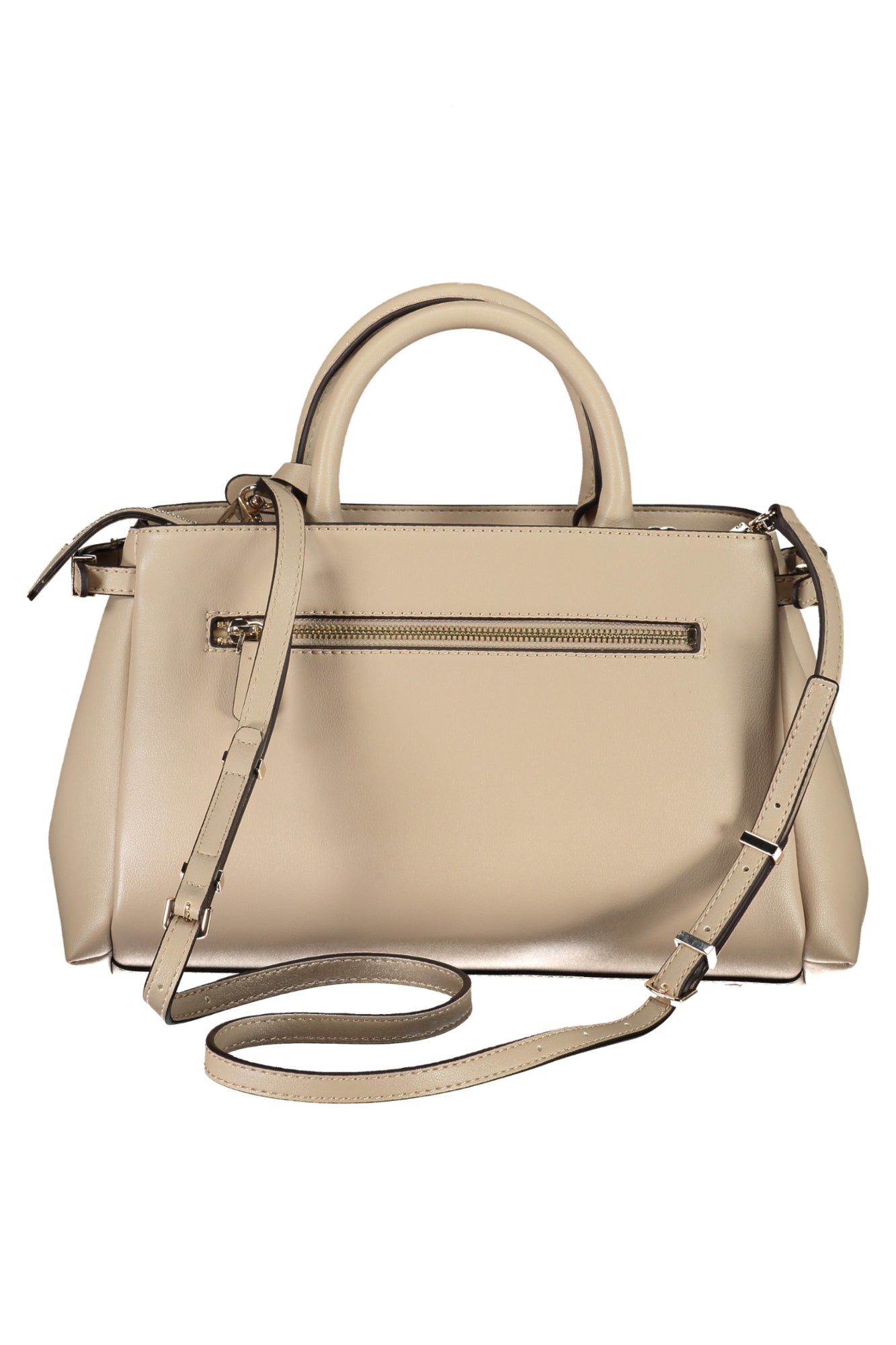 GUESS JEANS Damen Tasche schwarz – Elegante Umhängetasche mit praktischen Fächern Beige