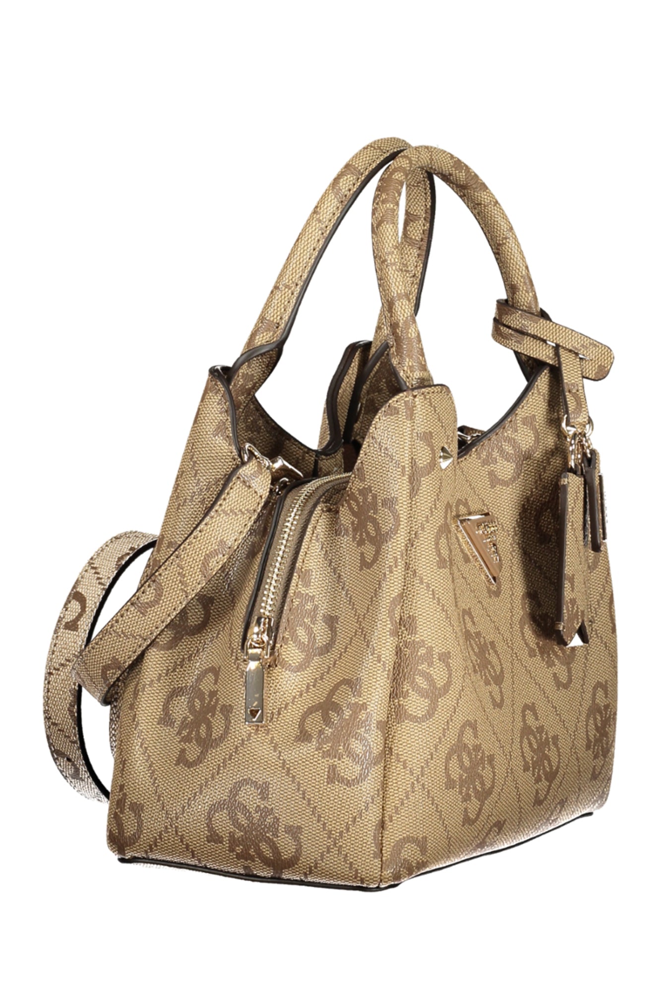 GUESS JEANS Damen Taschen – Meridian Tasche, mit Taschen Beige