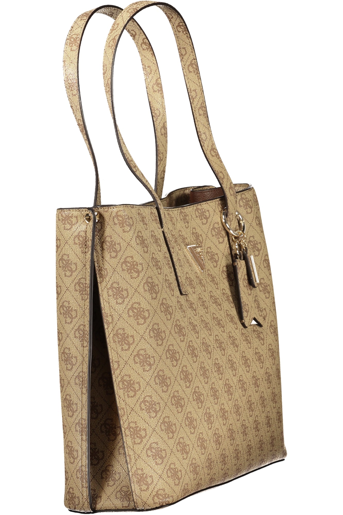 Schwarze Damentasche Von Guess Jeans Beige