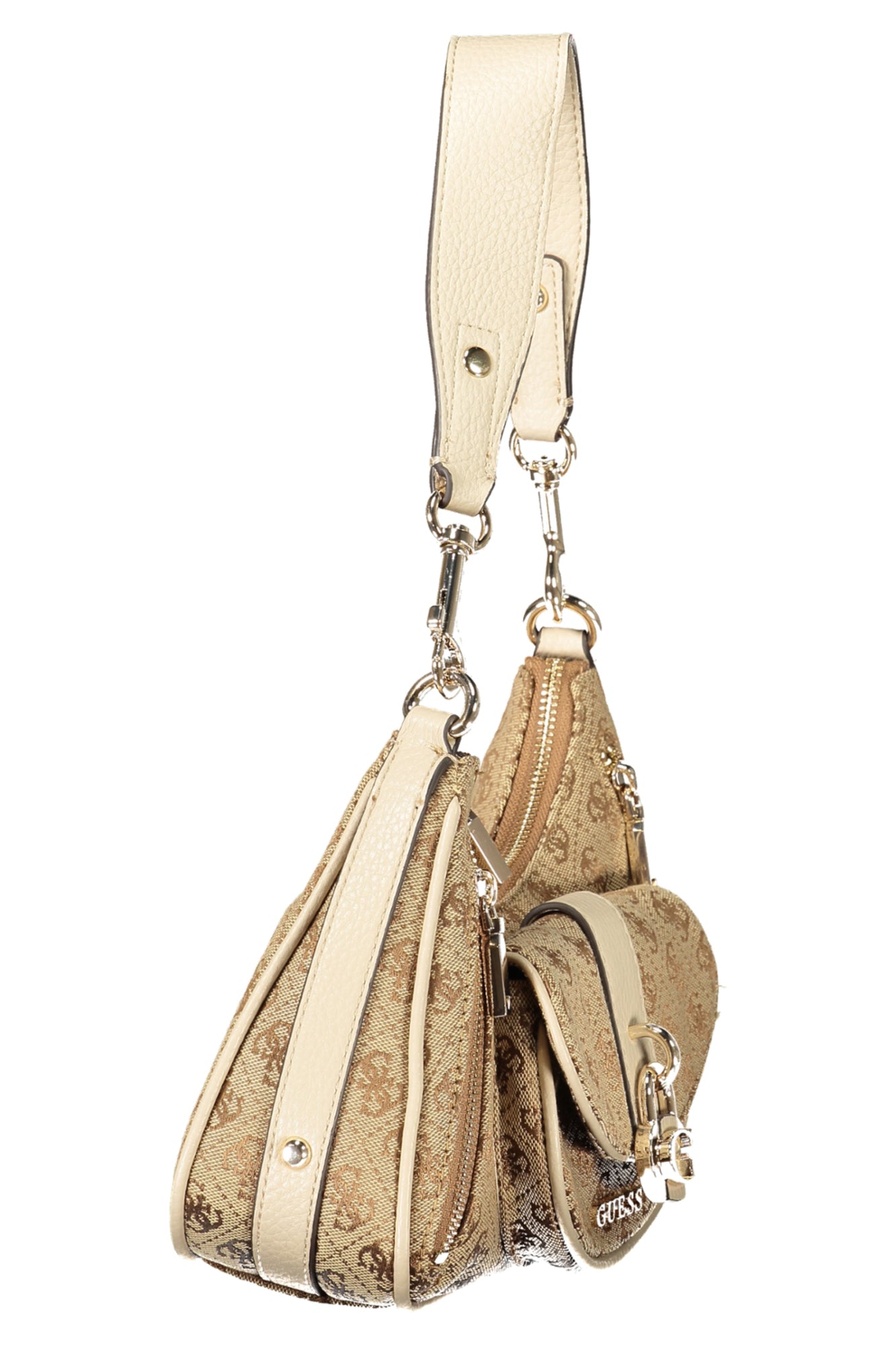 GUESS JEANS Damen Taschen – Jessa Tasche, mit Reißverschluss Beige