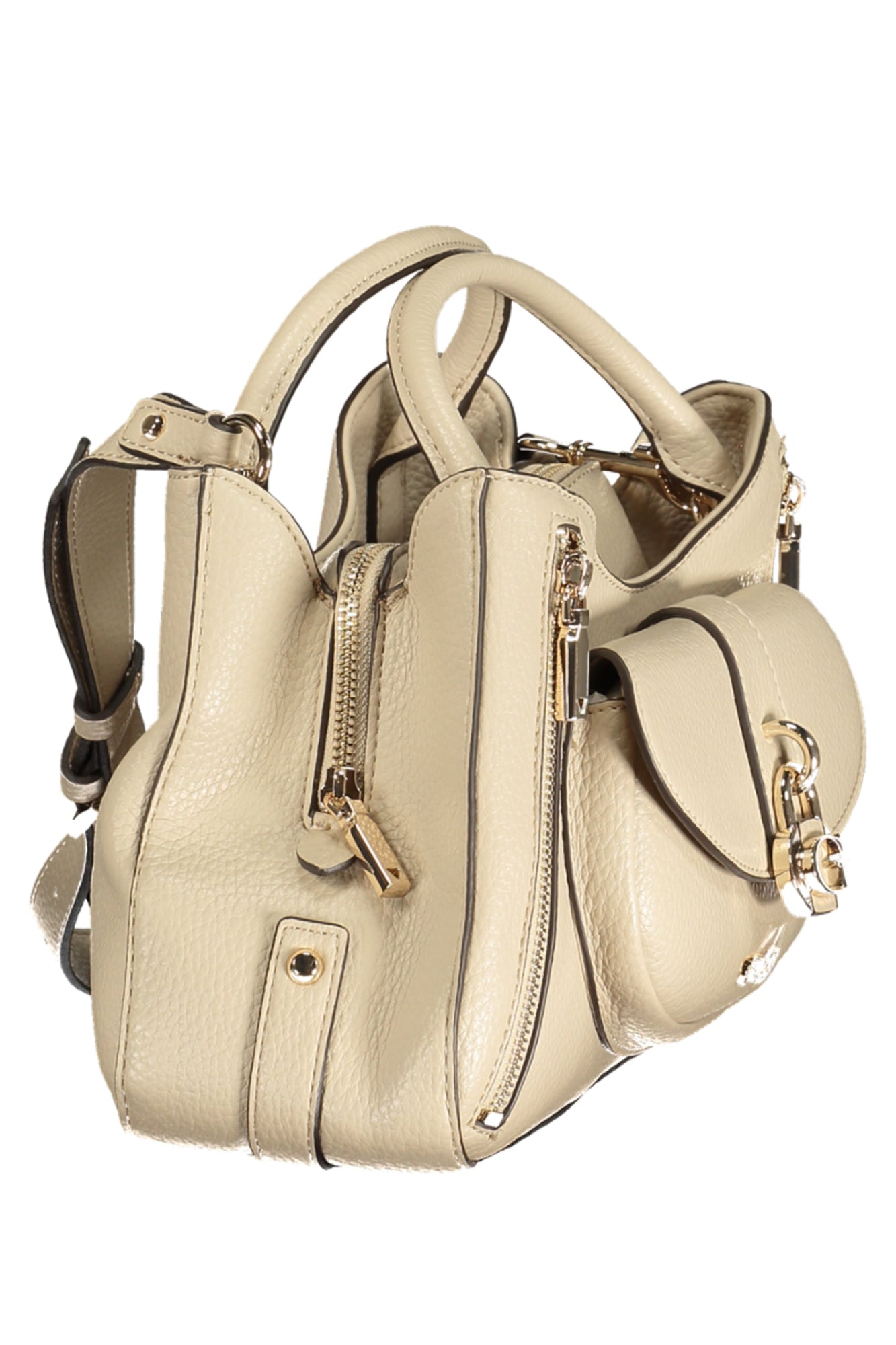 GUESS JEANS Damen-Brauntasche – Poliuretano Umhängetasche mit Schultergurt | soulluna.de Beige