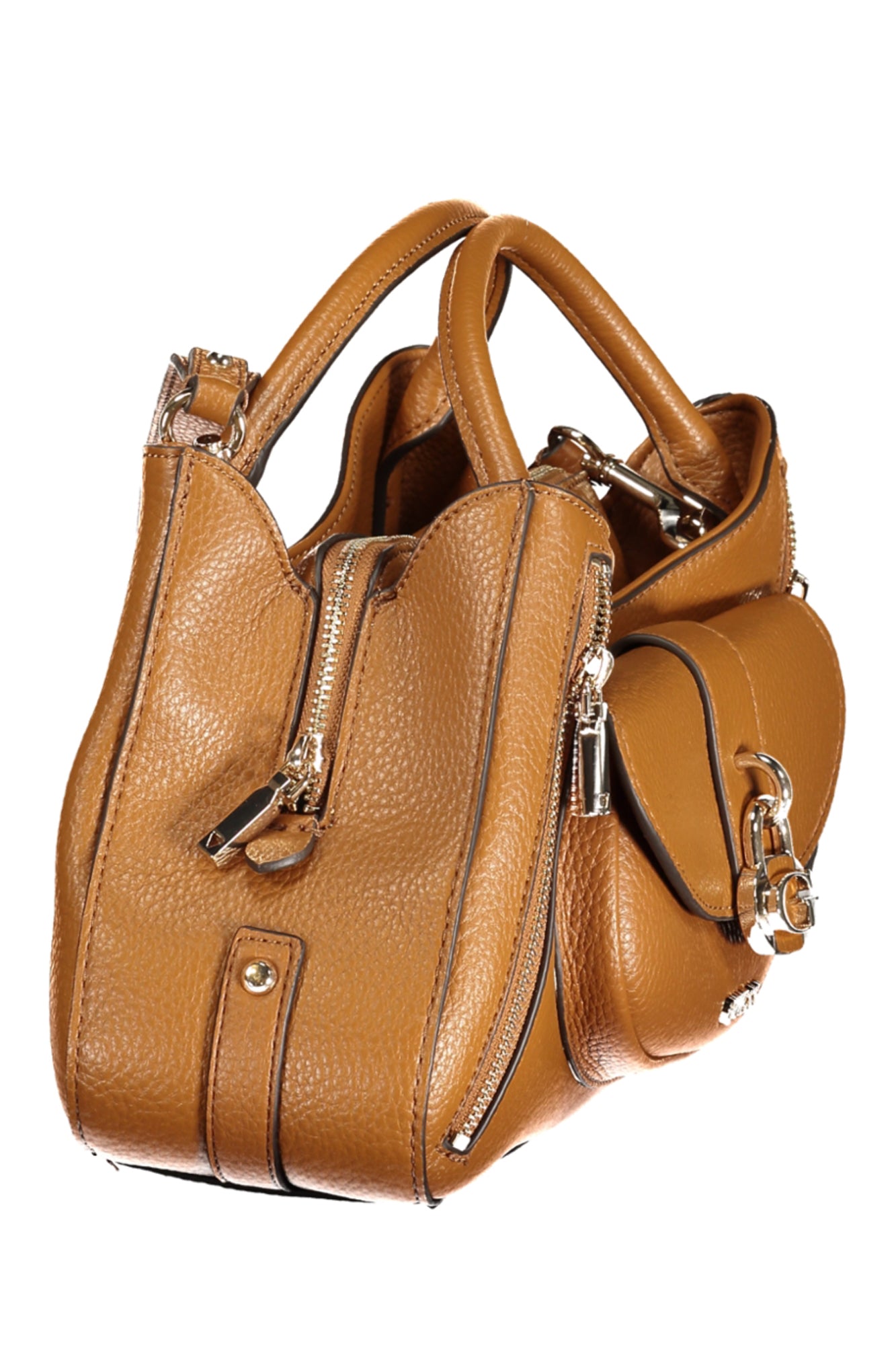 GUESS JEANS Damen-Brauntasche – Poliuretano Umhängetasche mit Schultergurt | soulluna.de Braun