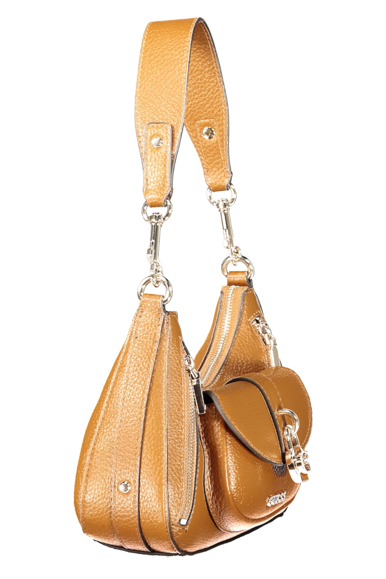 GUESS JEANS Damen Taschen – Jessa-tasche, mit Reißverschluss Braun