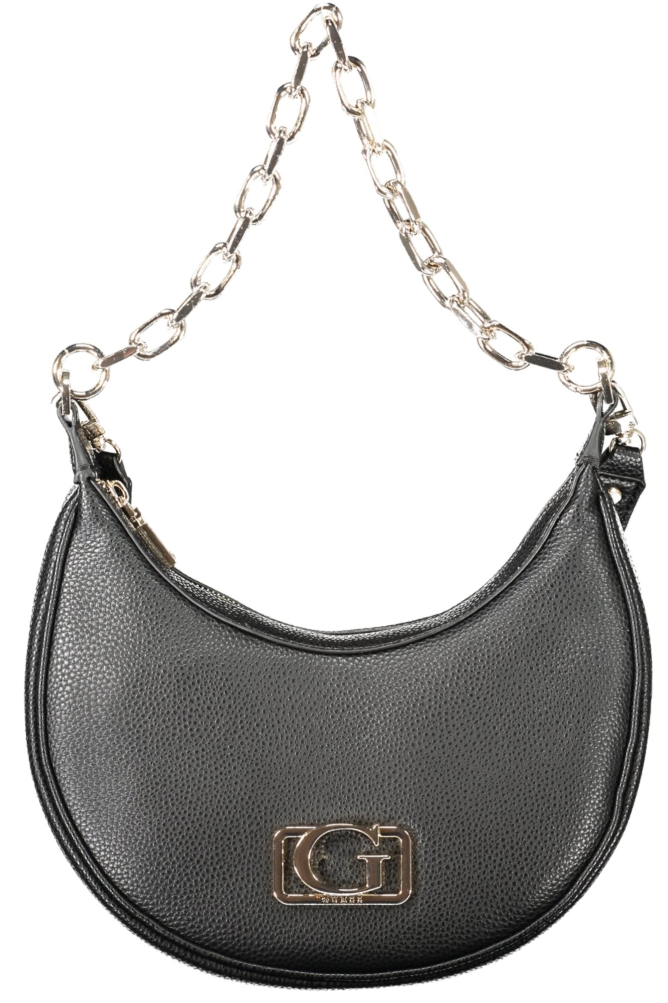 GUESS JEANS Damentasche Schwarz – Elegante Umhängetasche mit Kettengriff | soulluna.de Schwarz Hauptbild