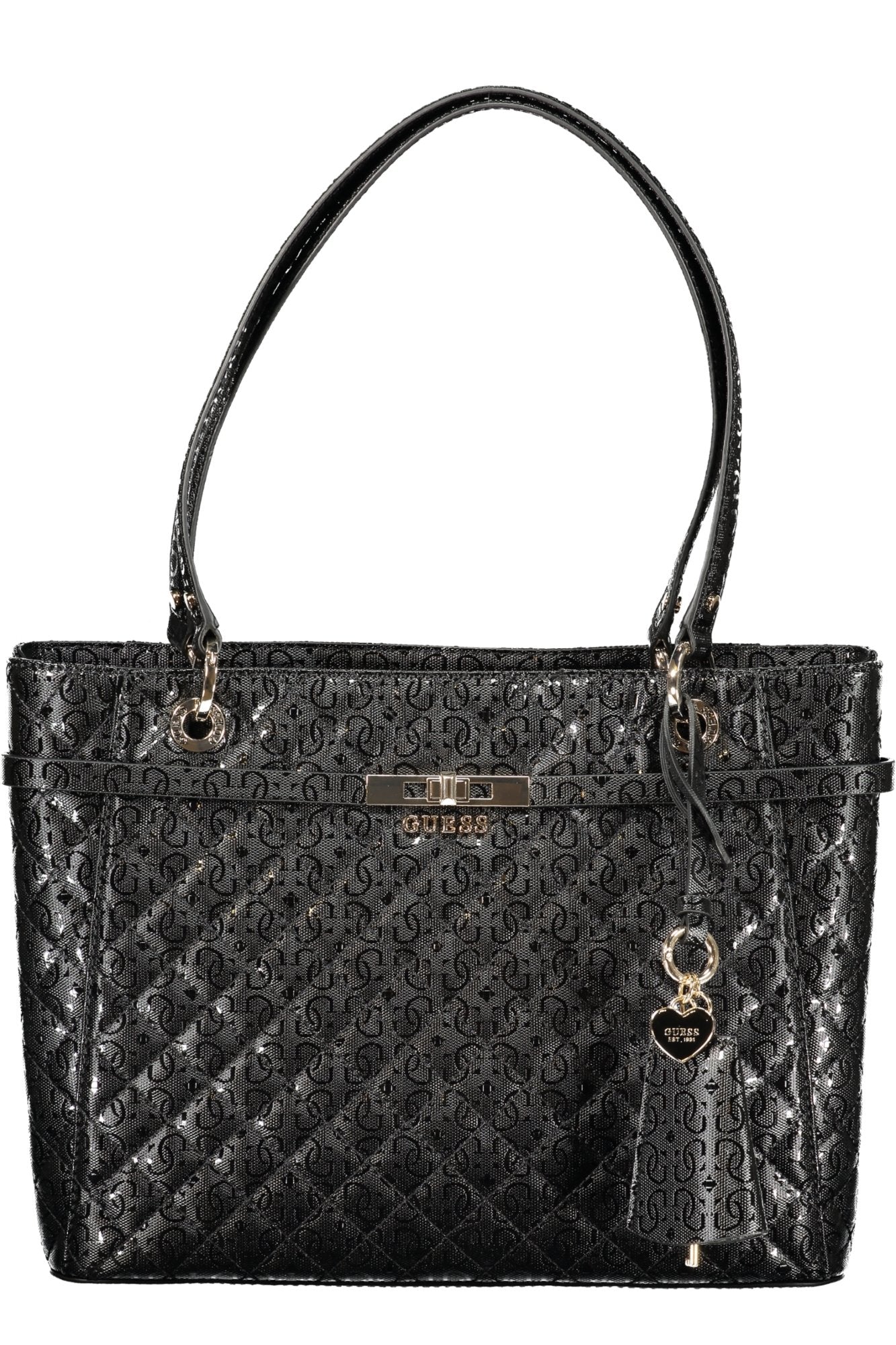 Schwarze Damentasche Von Guess Jeans Schwarz