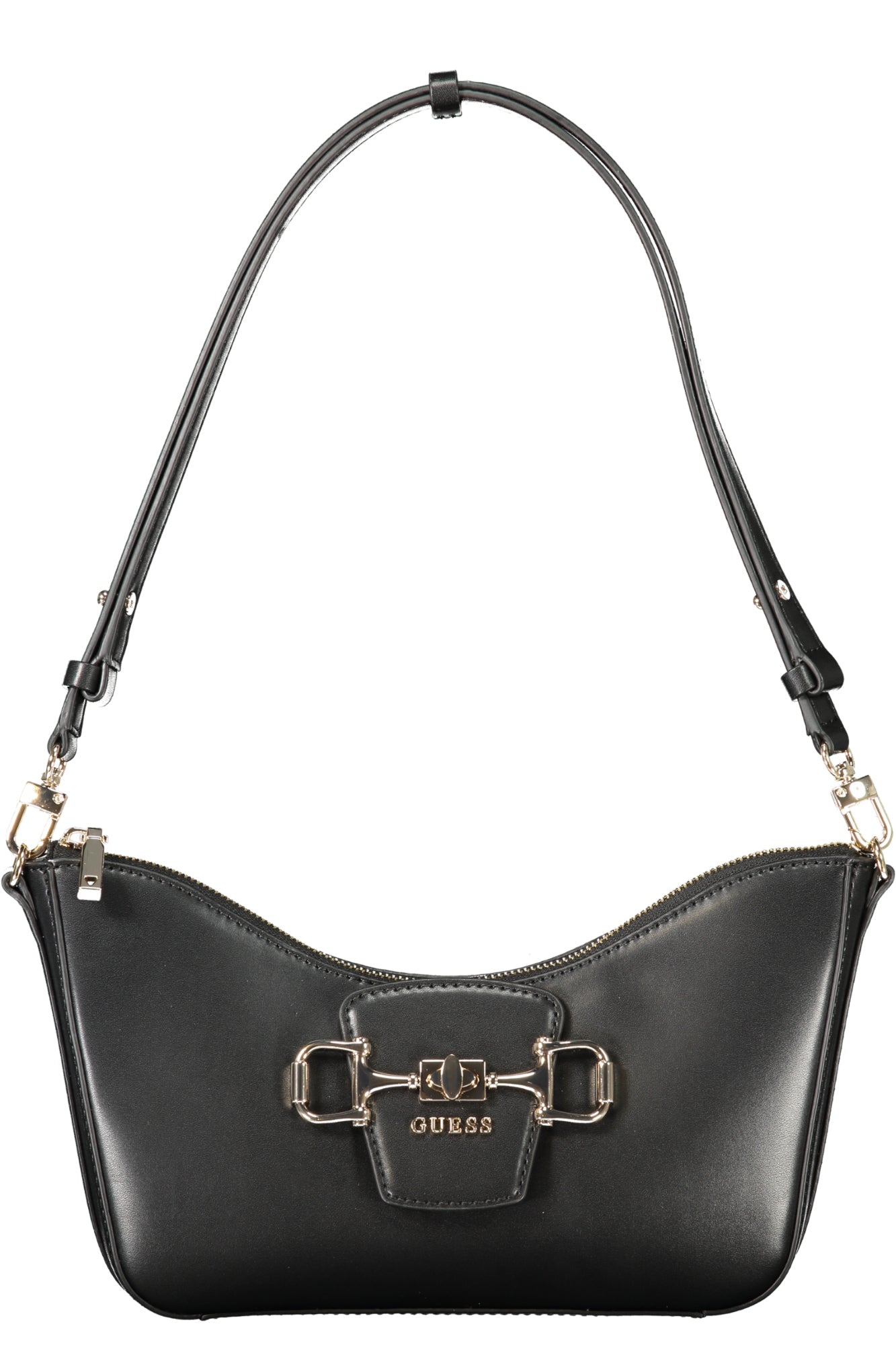 GUESS JEANS Damen Taschen – Janie Tasche, mit Reißverschluss Schwarz