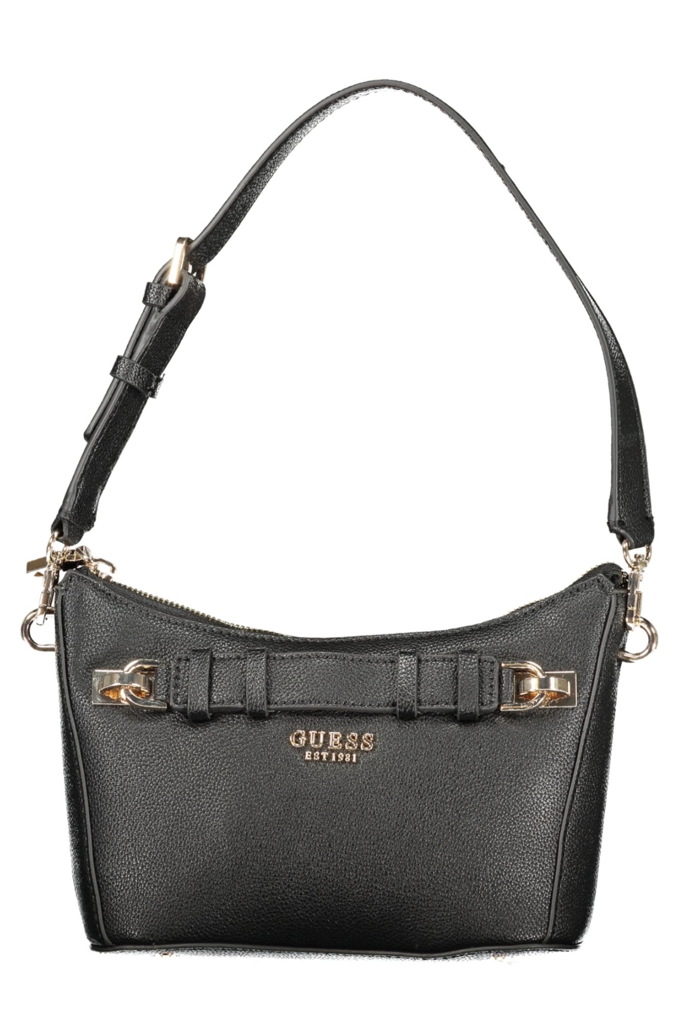 GUESS JEANS Damen-Tasche schwarz – Elegante Umhängetasche mit Logo-Details Schwarz
