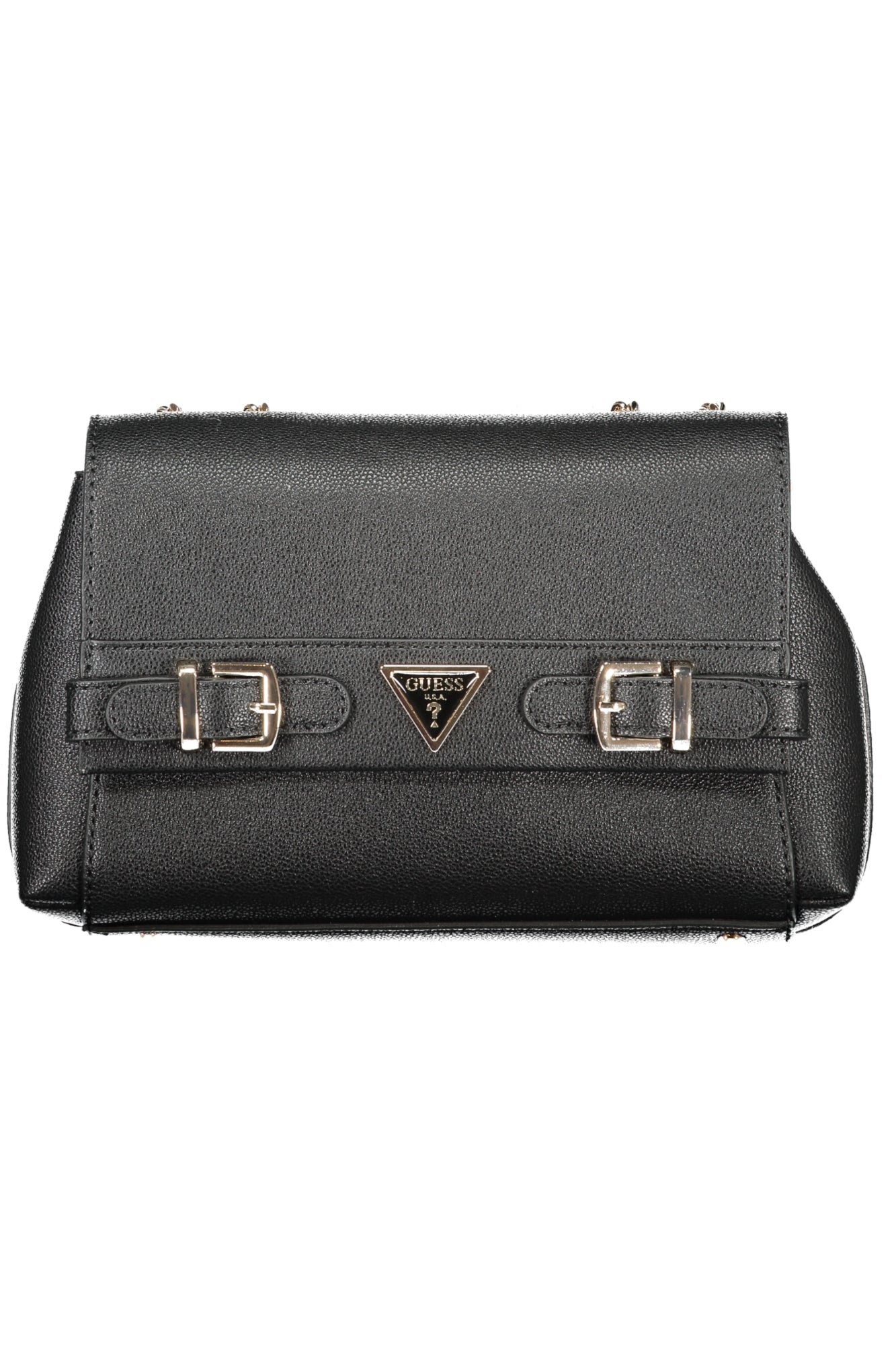 GUESS JEANS Damentasche Schwarz – Elegante Handtasche für Damen mit Kettengriffen Schwarz