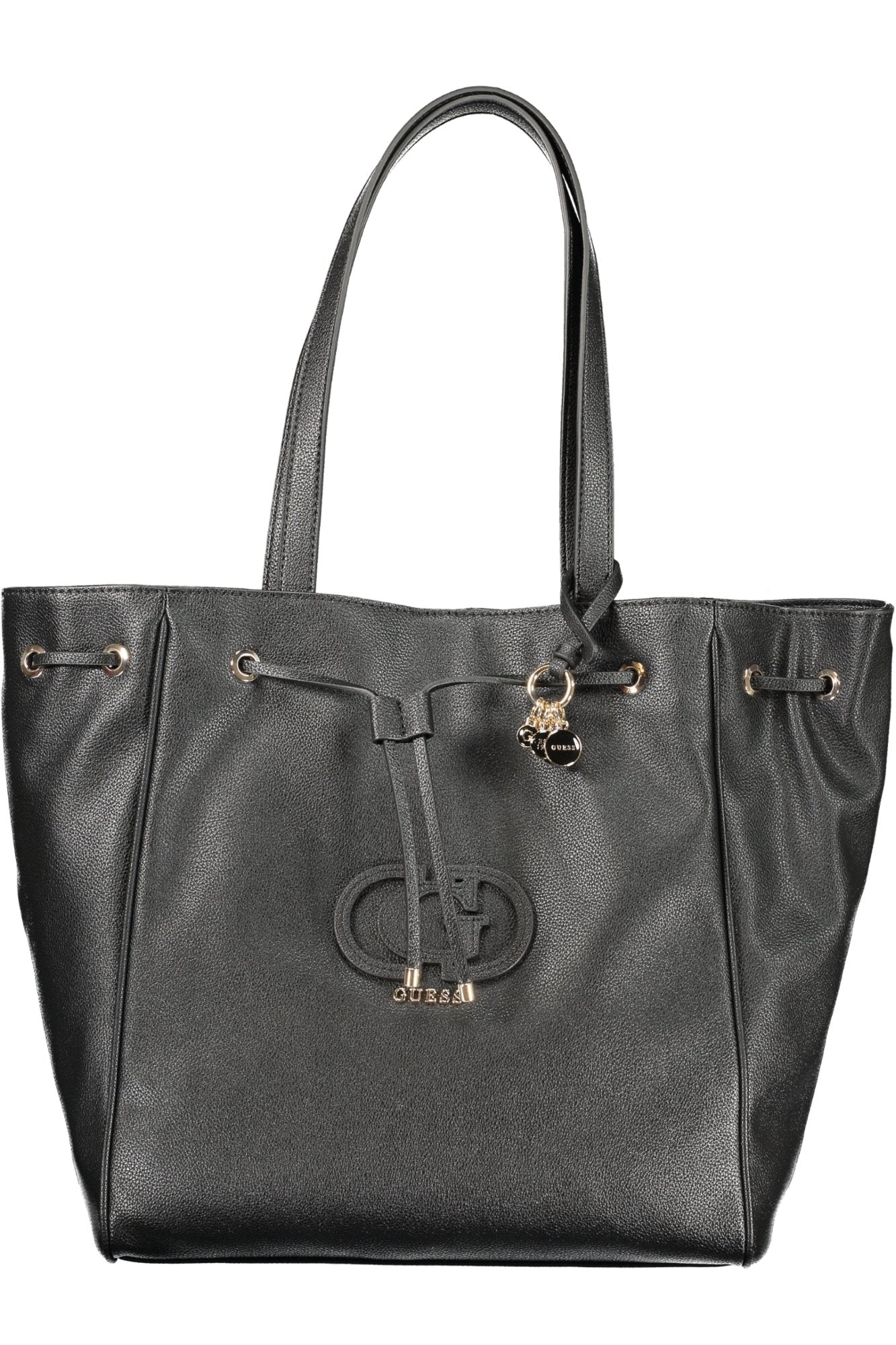 GUESS JEANS Damen Tasche schwarz – Elegante Schultertasche für den Alltag Schwarz