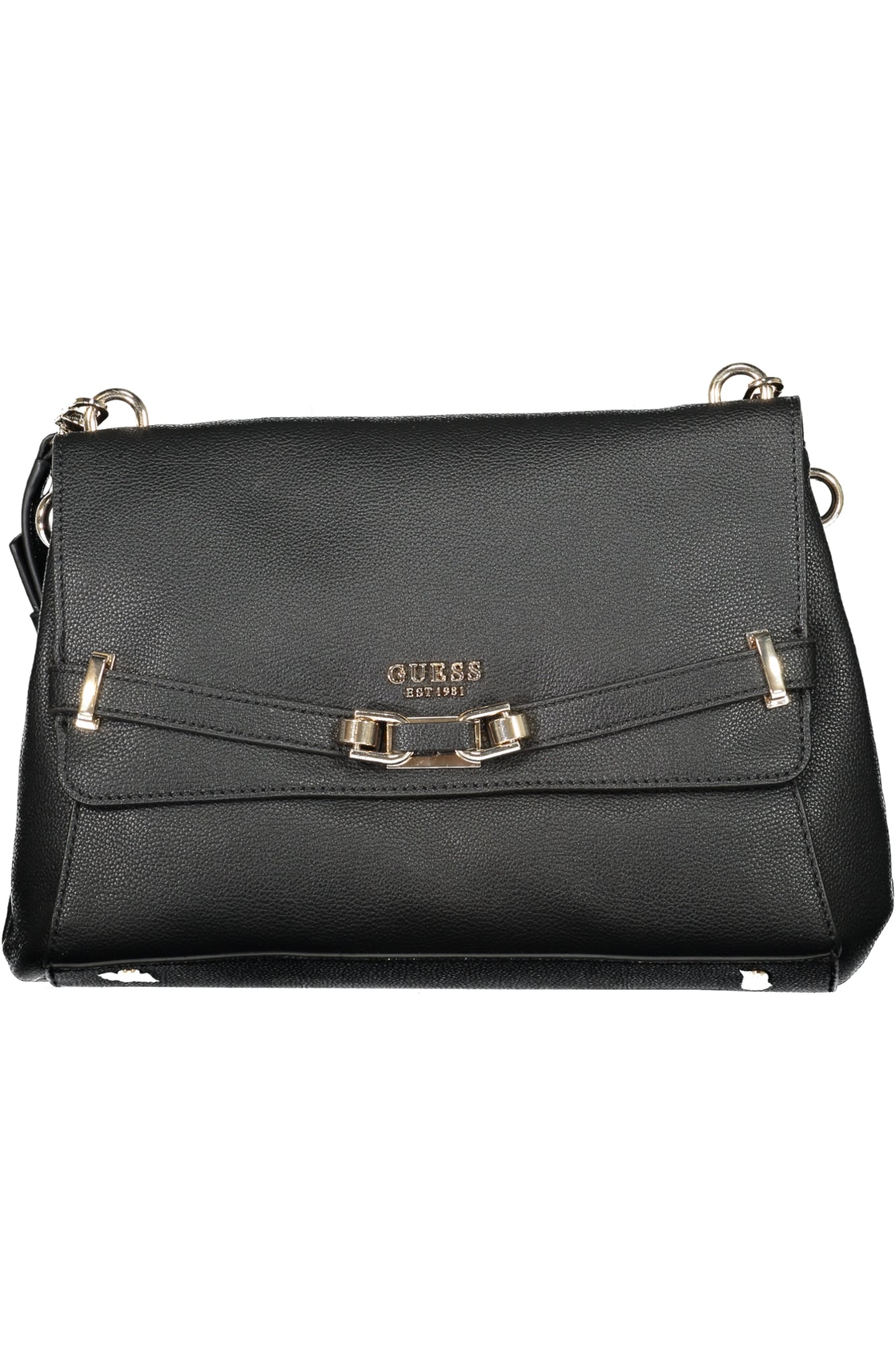 GUESS JEANS Damentasche Schwarz – Elegante Umhängetasche für Damen mit verstellbarem Gurt Schwarz Hauptbild