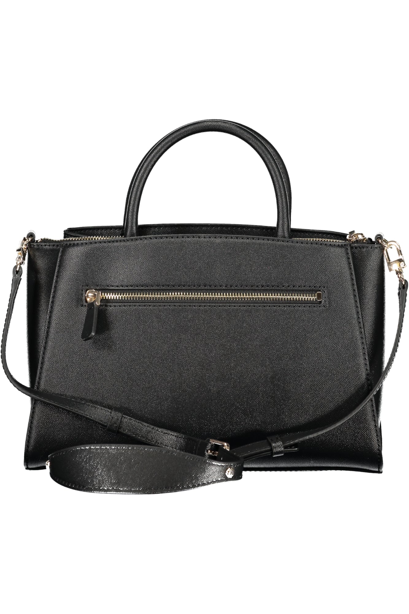 GUESS JEANS Damen Tasche schwarz – Elegante Handtasche mit Schultergurt für Herbst/Winter Schwarz