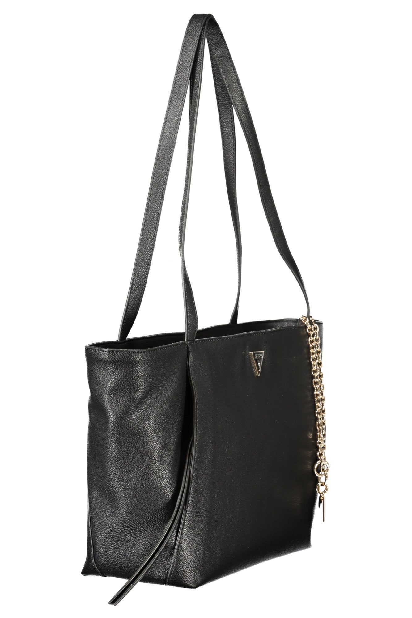 GUESS JEANS Damen Taschen – Devon-tasche, mit Reißverschluss Schwarz