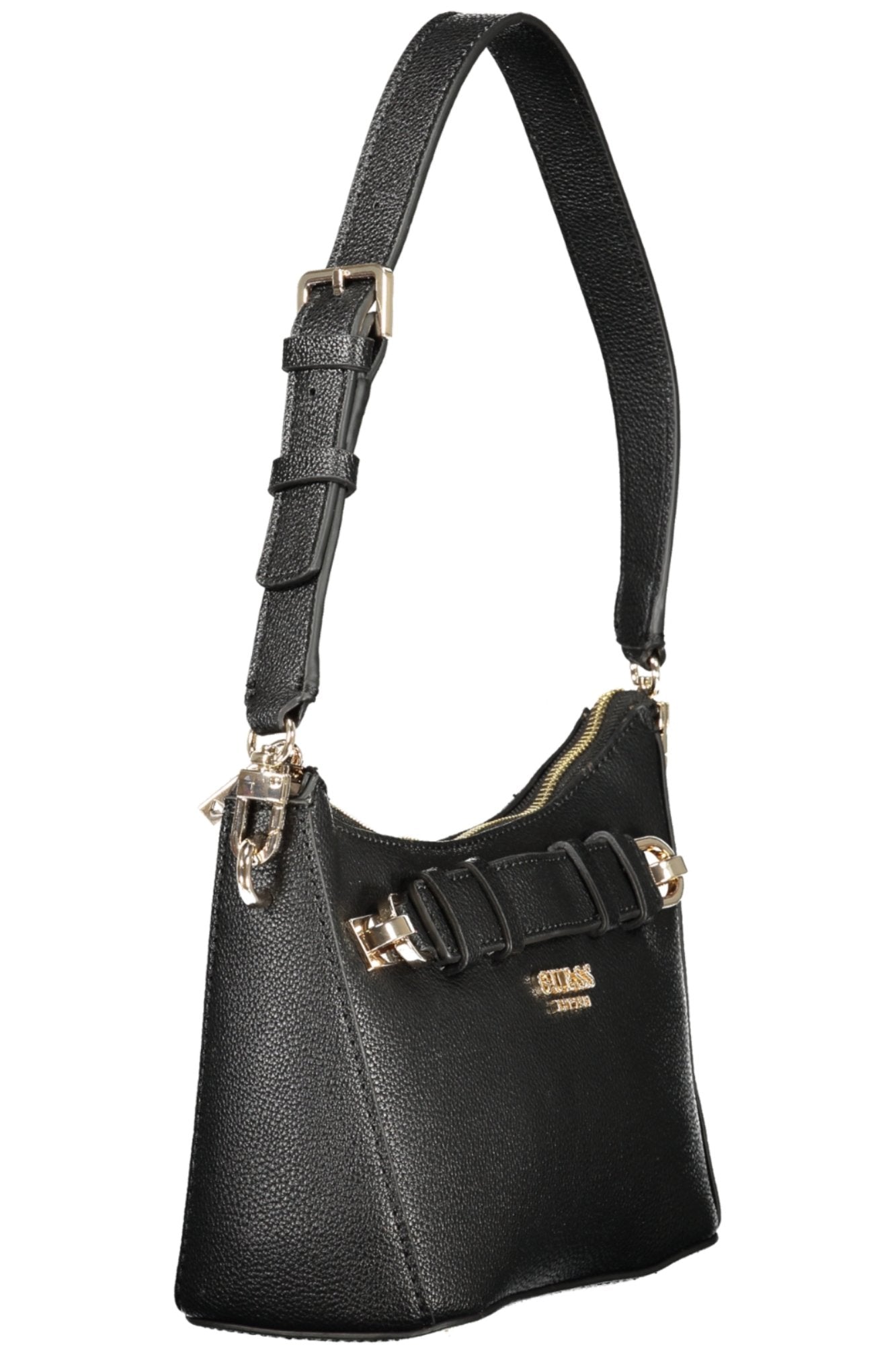 GUESS JEANS Damen-Tasche schwarz – Elegante Umhängetasche mit Logo-Details Schwarz