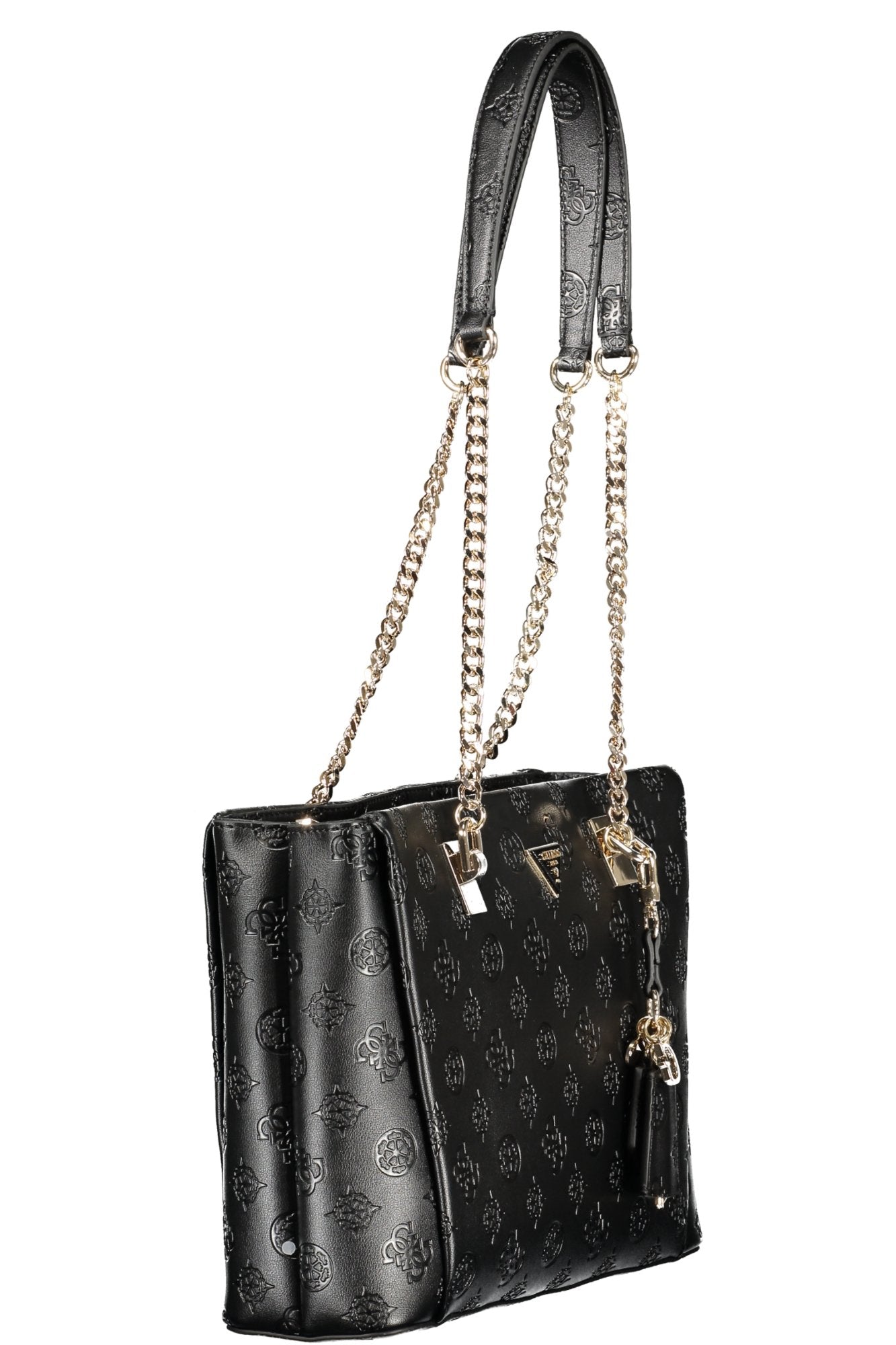Schwarze Damentasche Von Guess Jeans Schwarz