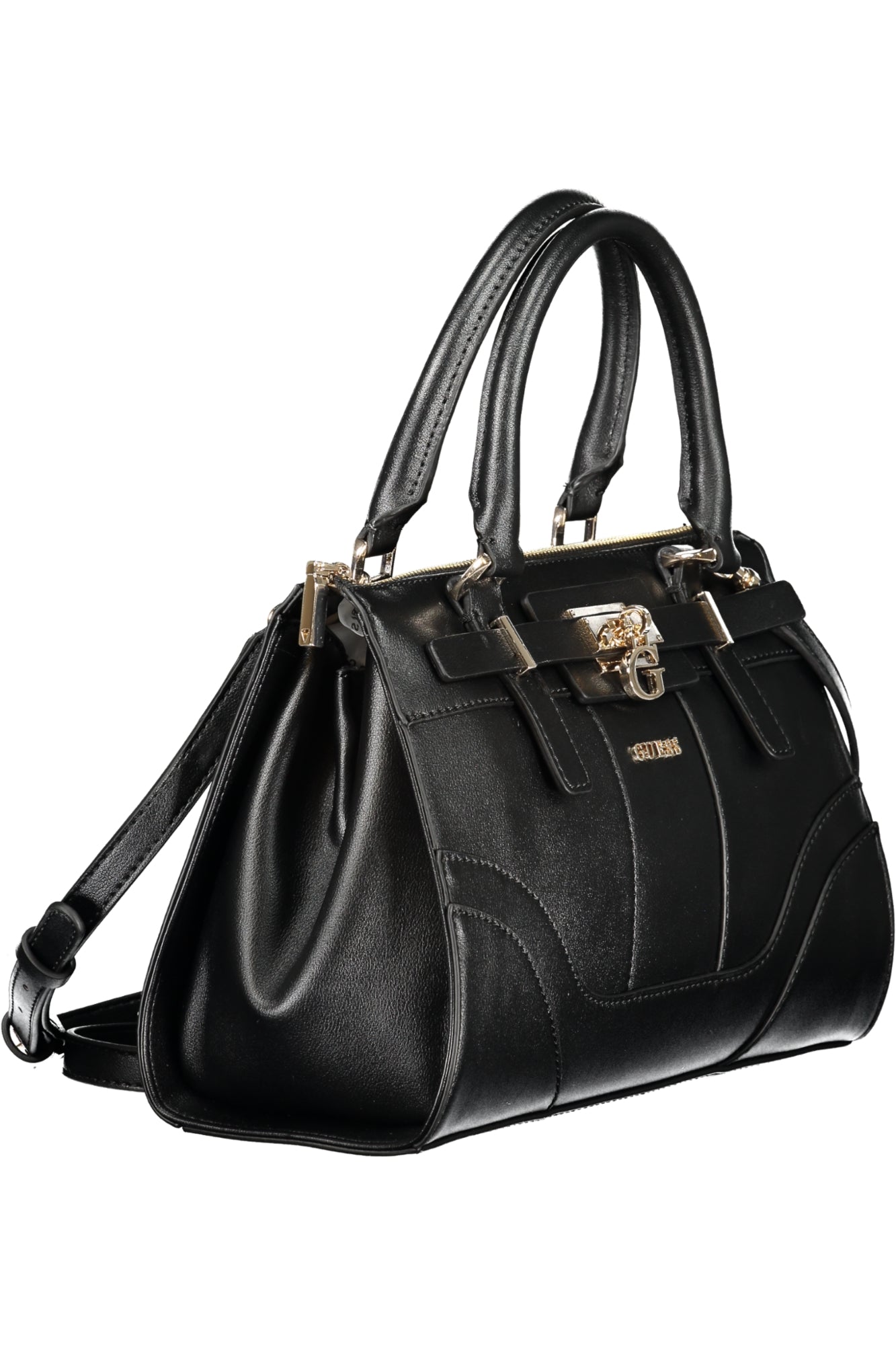 GUESS JEANS Damen Tasche schwarz – Greyson II Modell mit Schultergurt | soulluna.de Schwarz