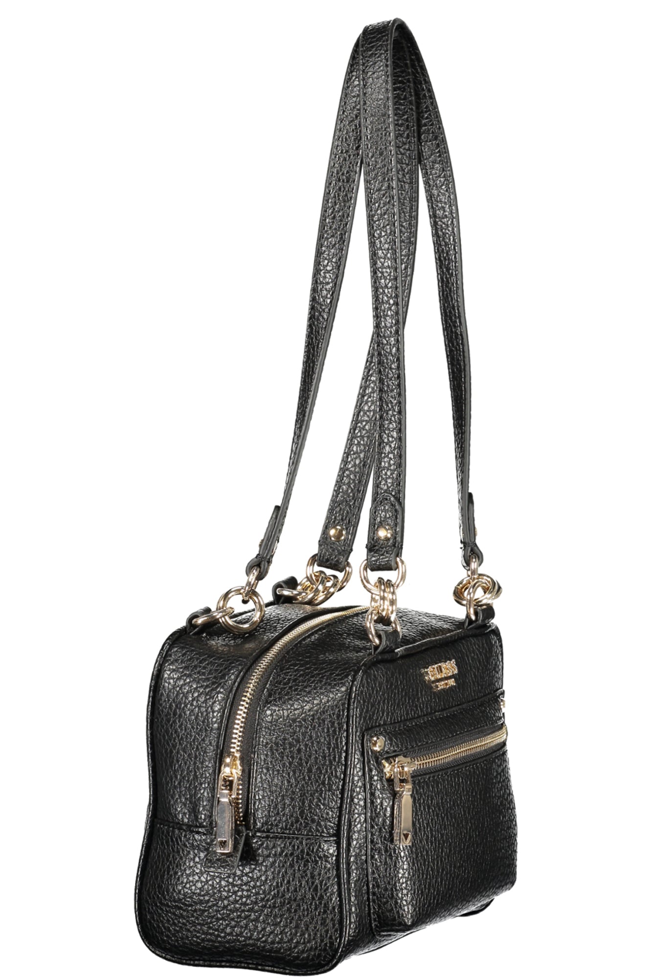 GUESS JEANS Damentasche schwarz – Marsha-Tasche mit Schultergurten | soulluna.de Schwarz