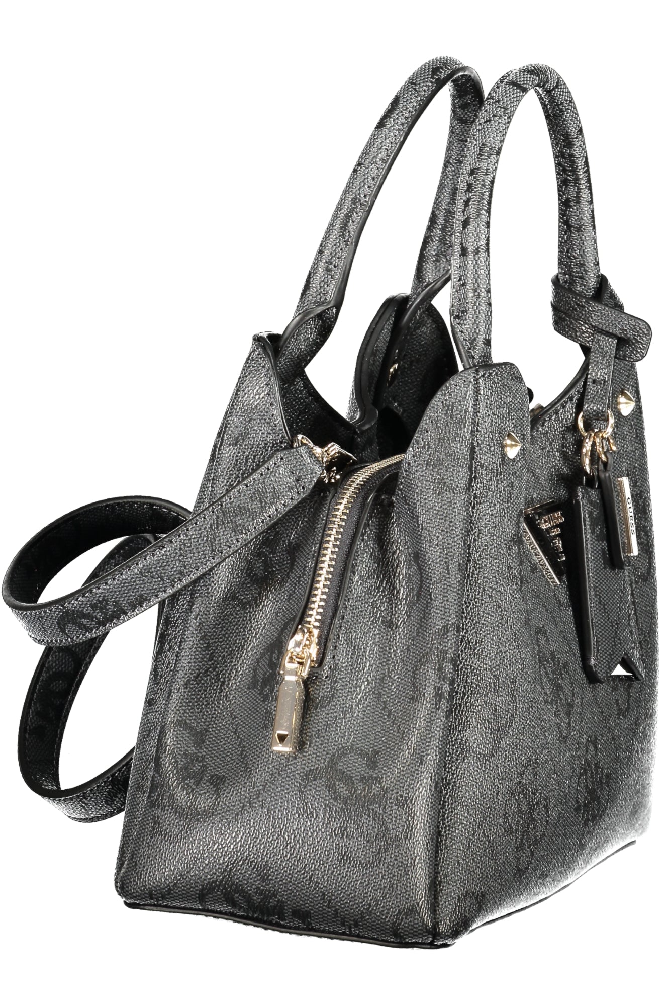 GUESS JEANS Damen Taschen – Meridian Tasche, mit Taschen Schwarz