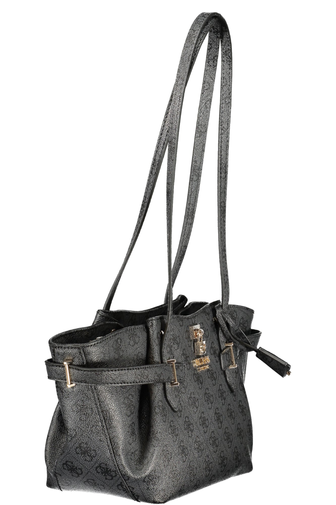 Schwarze Damentasche Von Guess Jeans Schwarz
