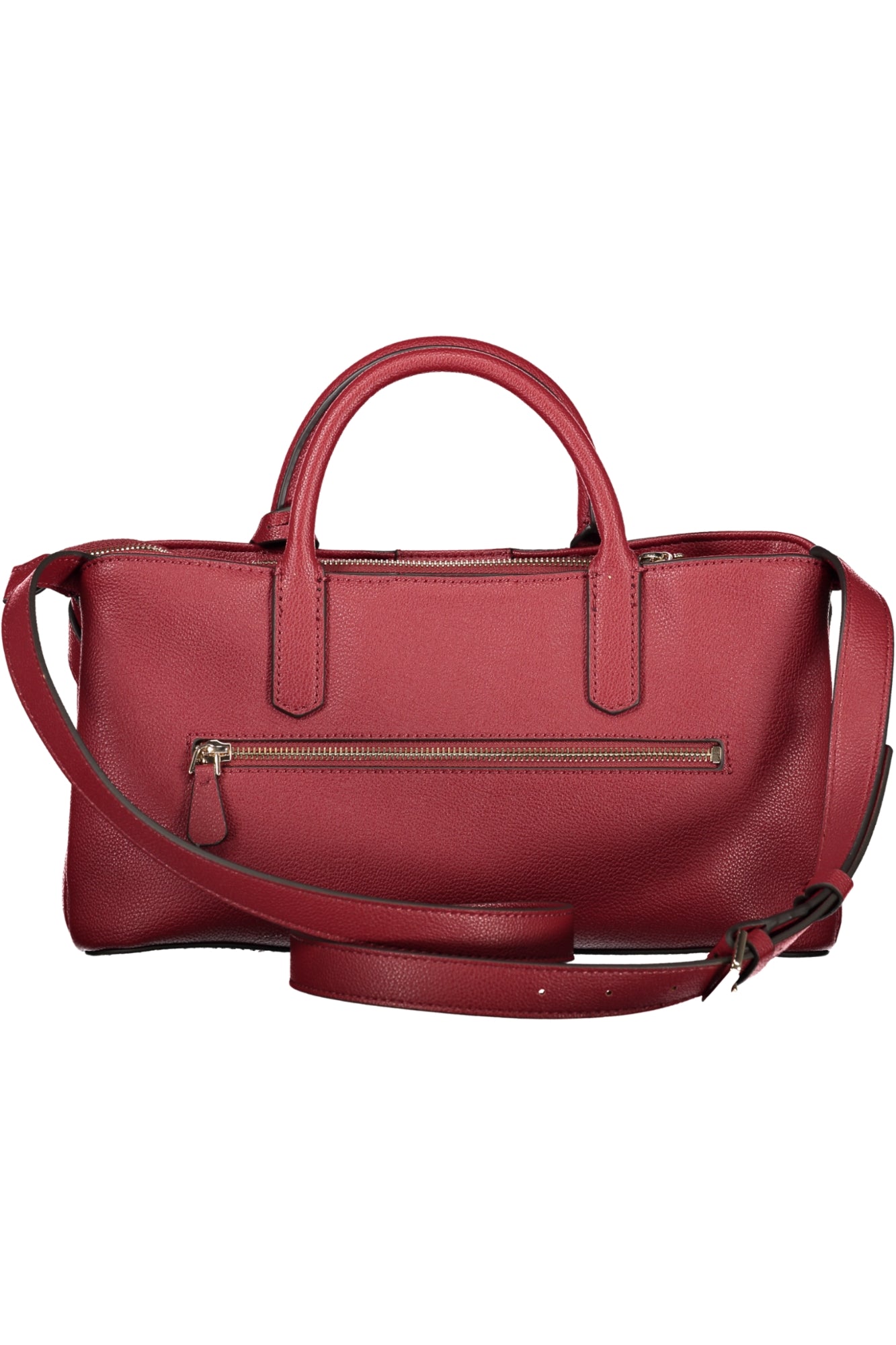 GUESS JEANS Damen Tasche schwarz – Elegante Umhängetasche mit Schultergurt für Herbst/Winter Rot