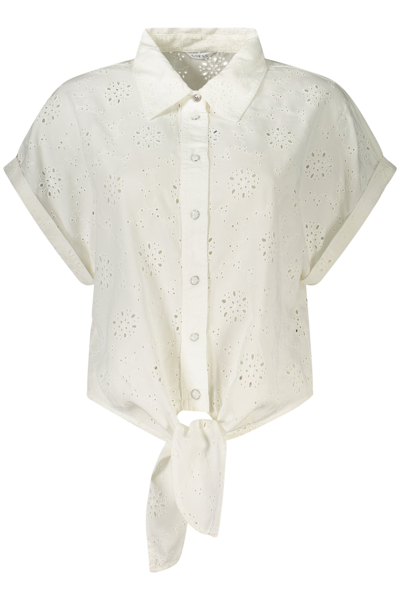 GUESS JEANS KURZARMSHIRT DAMEN WEISS