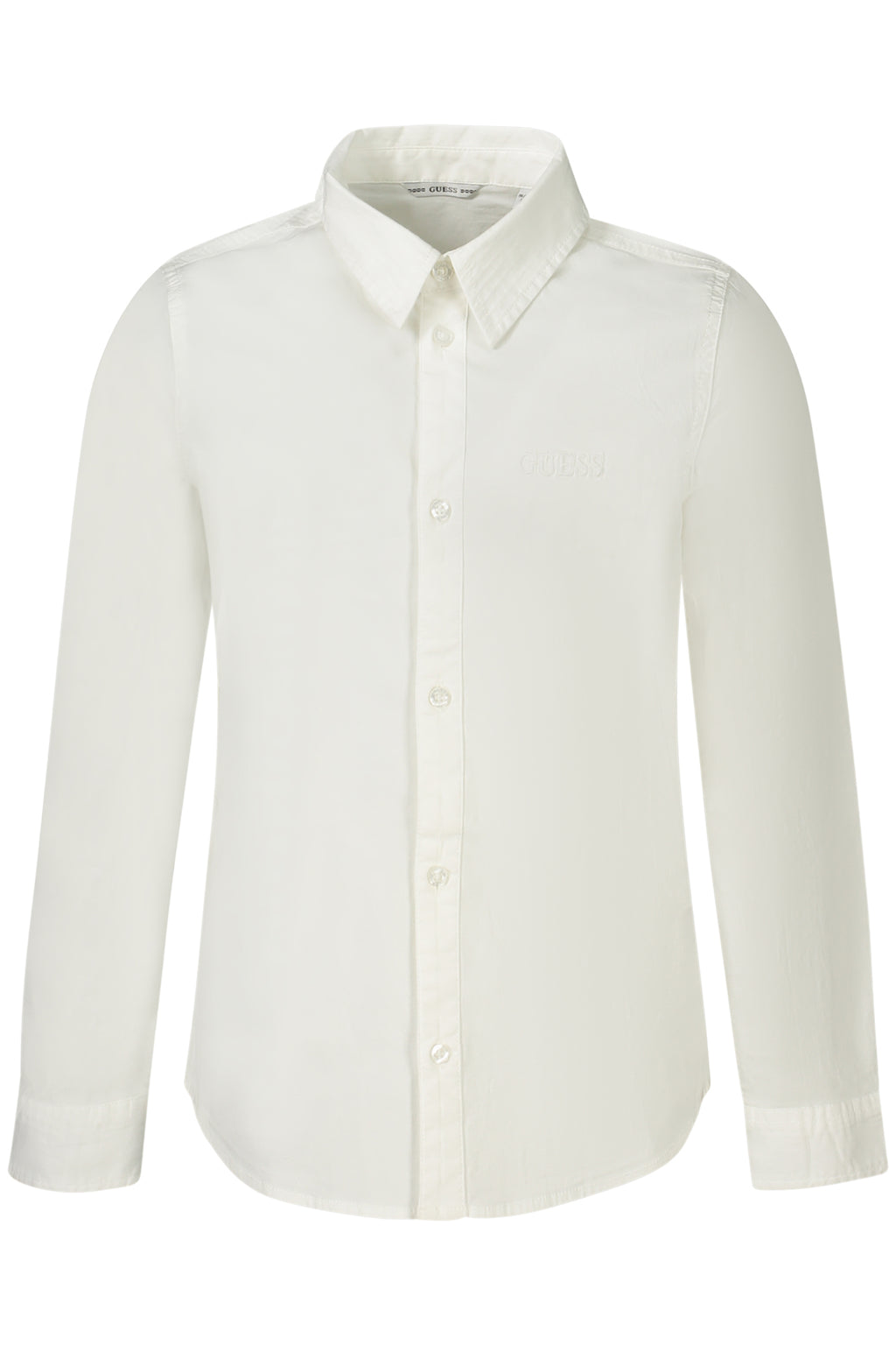 GUESS JEANS LANGARMHEMD KINDER WEISS