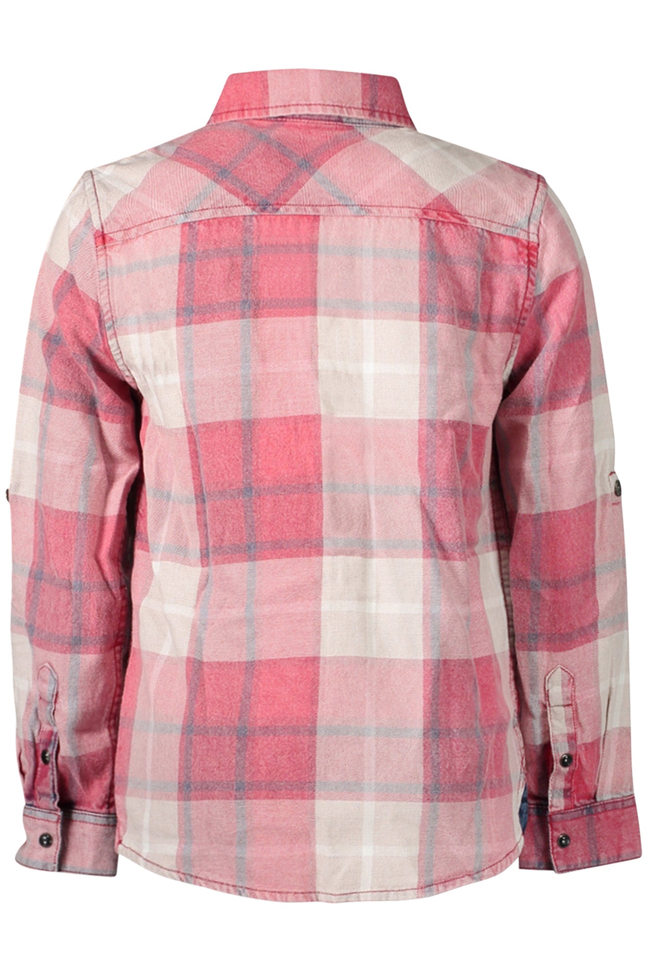 GUESS JEANS Langarmhemd Kinder Rot – Italienischer Kragen aus 100% Baumwolle Rot