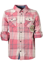 GUESS JEANS LANGARMHEMD KINDER ROT