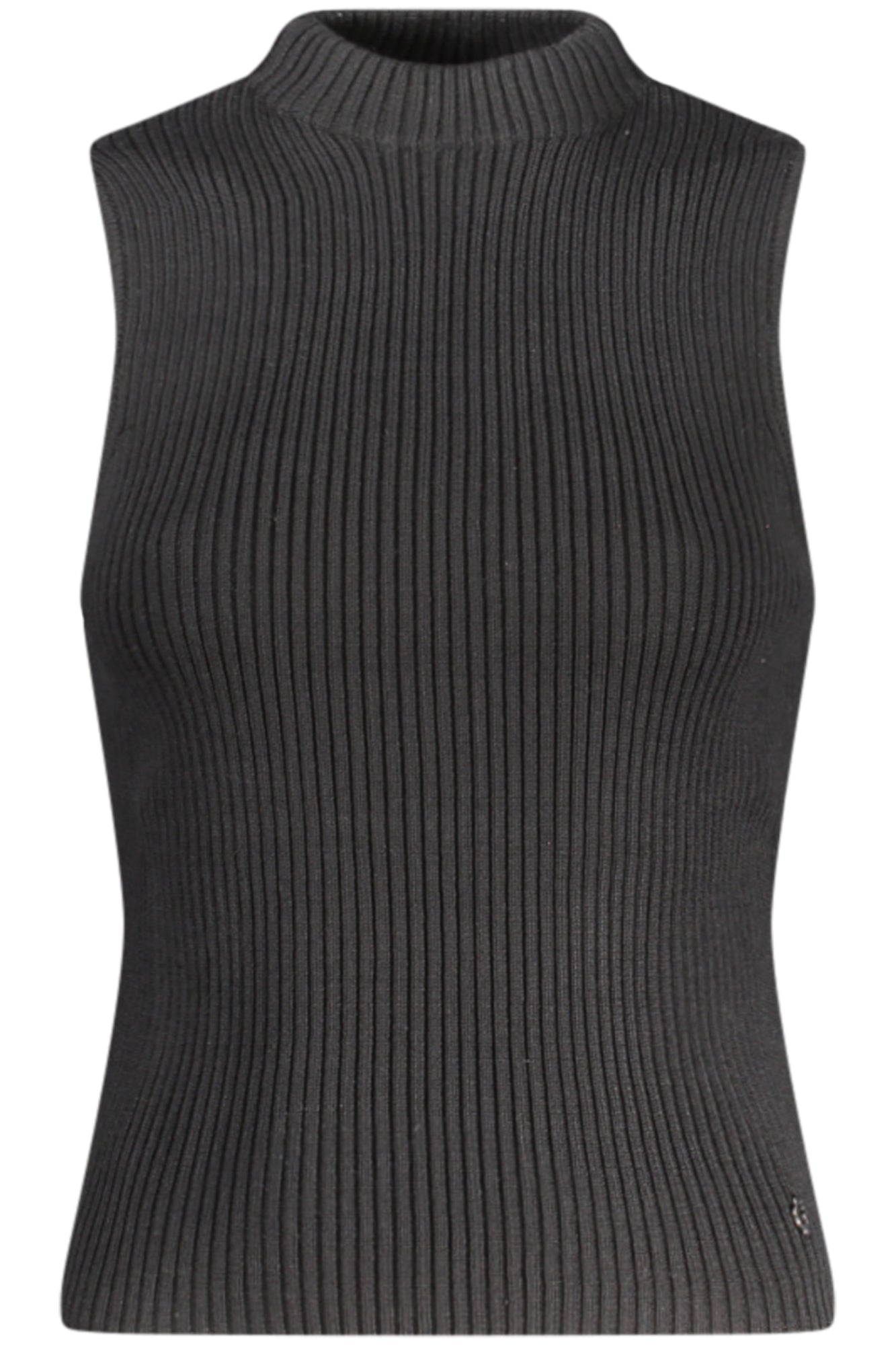 GUESS JEANS Damen Tanktop Schwarz – Breite Träger, Logo | soulluna.de Schwarz