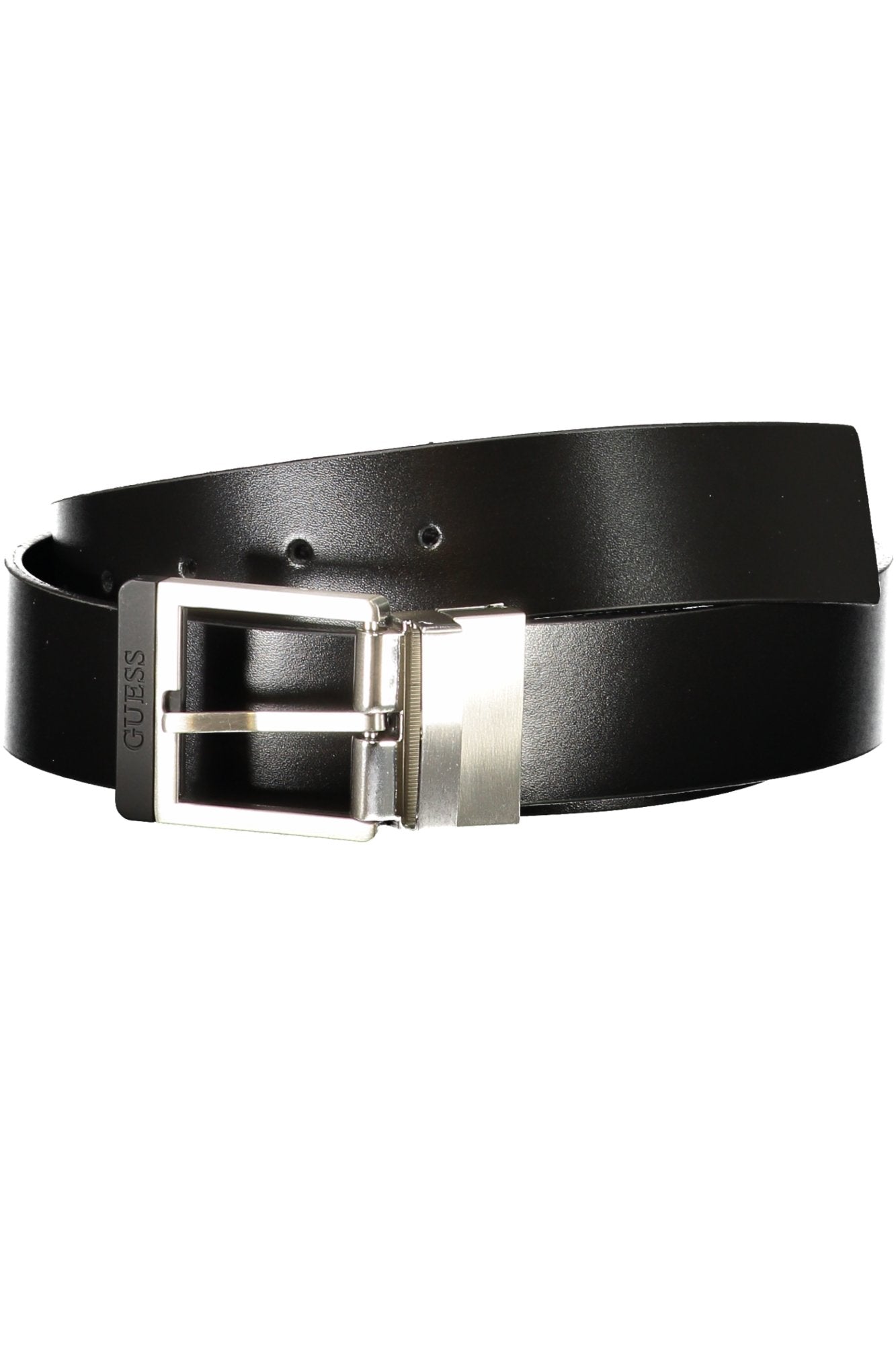 GUESS JEANS Herren Gürtel Schwarz