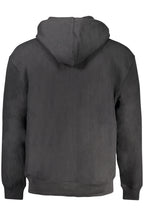 GUESS JEANS HERREN SWEATSHIRT MIT ZIP-UP SCHWARZ