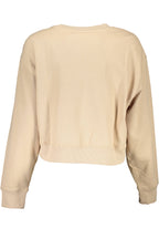GUESS JEANS SWEATSHIRT OHNE REISSVERSCHLUSS DAMEN BEIGE