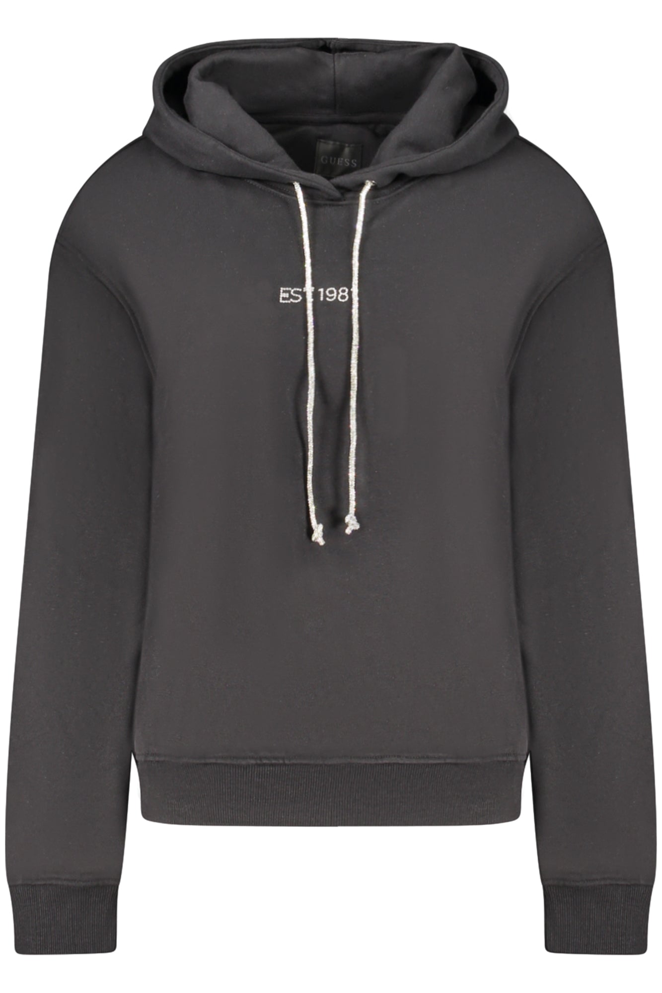 Guess Jeans Sweatshirt Ohne Reissverschluss Damen Schwarz Schwarz