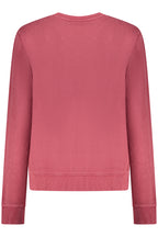 GUESS JEANS DAMEN ROTES SWEATSHIRT MIT REISSVERSCHLUSS