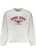 GUESS JEANS SWEATSHIRT OHNE REISSVERSCHLUSS HERREN WEISS