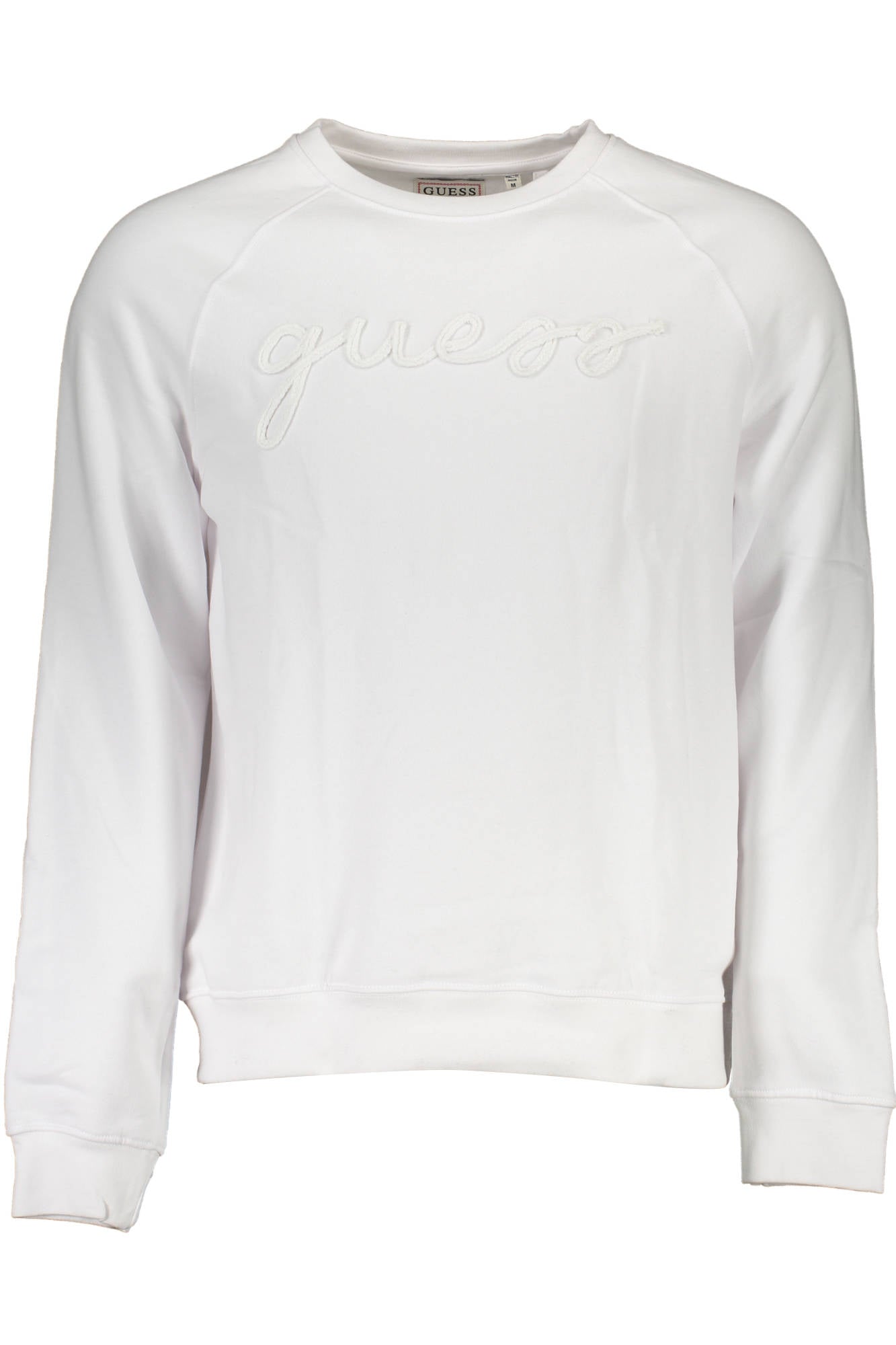 GUESS JEANS SWEATSHIRT OHNE REISSVERSCHLUSS HERREN WEISS